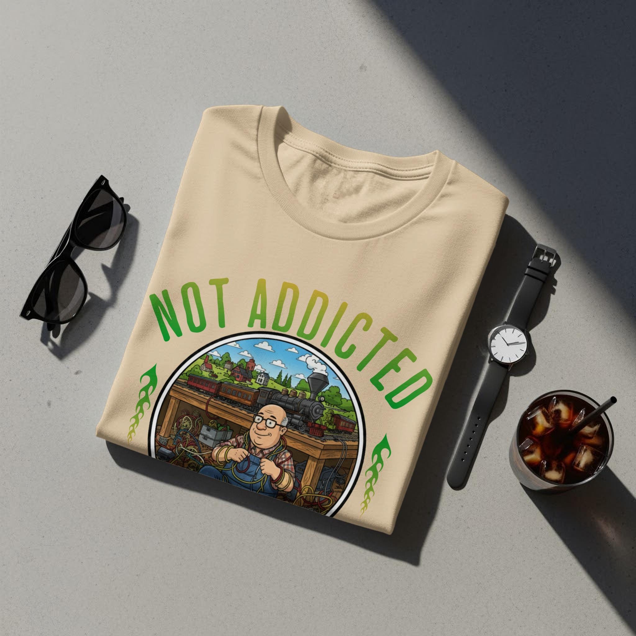 Funny Not Addicted Shirt, Gaming Humor Tee, Gift for Gamers, Casual Graphic T-Shirt, Unisex Cool Gamer Apparel