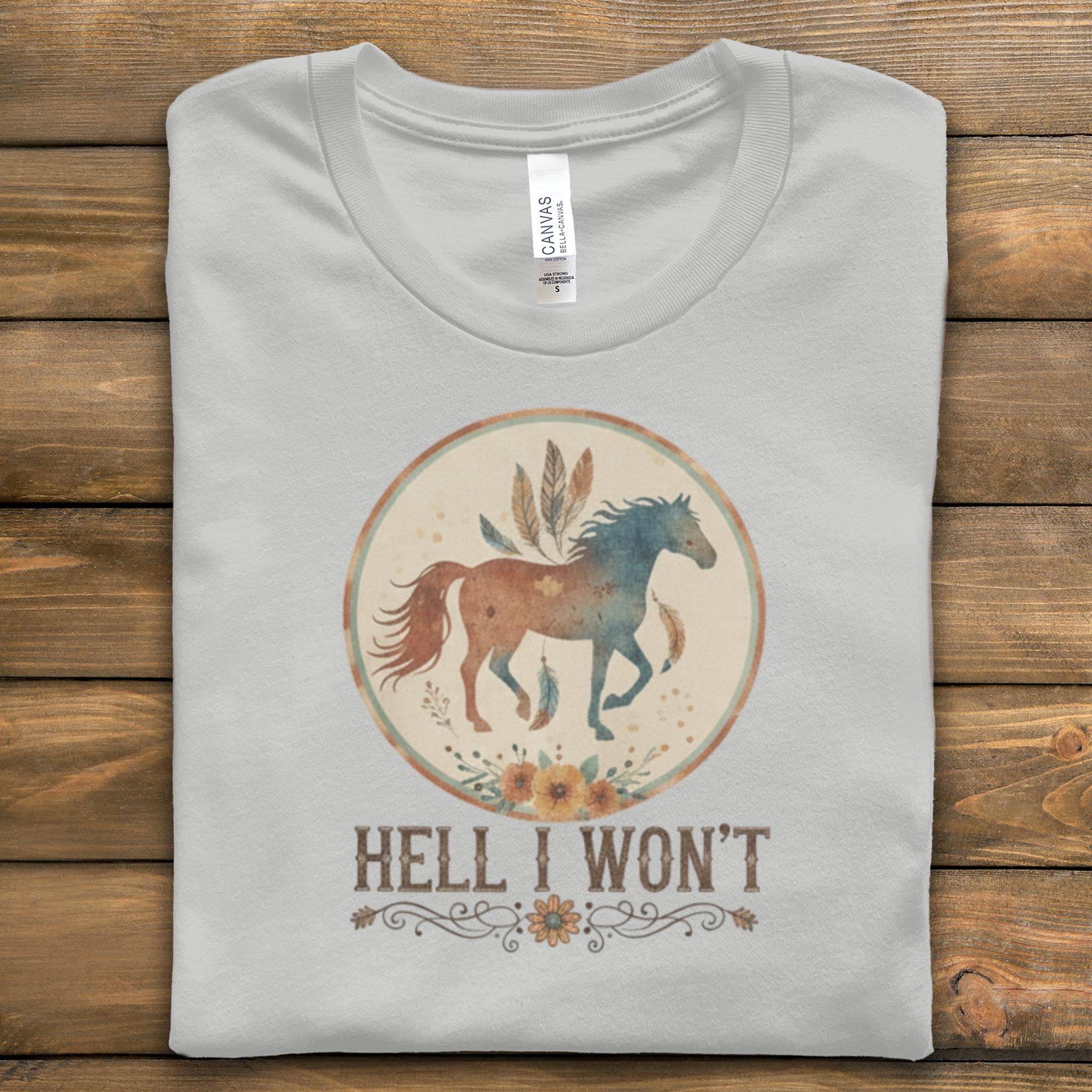 Vintage Horse Graphic Tee, Western Cowboy Design Shirt, Boho Equestrian T-Shirt, Retro Wild West Apparel, Unisex Graphic Tee