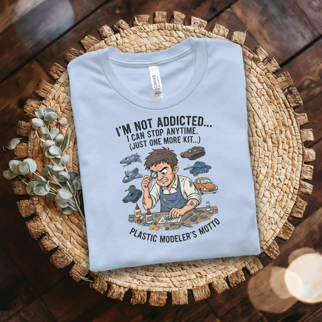 Funny Plastic Modelers Shirt, Hobbyist Gift, Model Building Enthusiast Tee, Unique Graphic T-Shirt, Gift for Model Makers