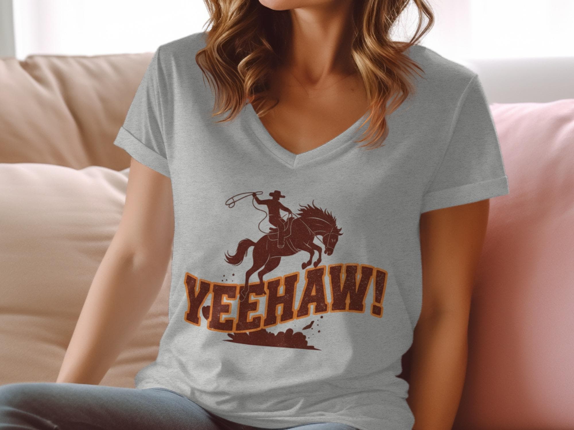 Yeehaw Cowboy T-Shirt, Western Rodeo Graphic Tee, Vintage Country Shirt, Funny Cowboy Shirt, Southern Style Tee, Unisex Cowgirl Tee