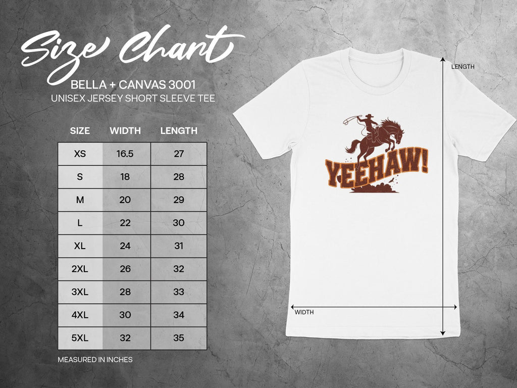 Yeehaw Cowboy Graphic Tee, Western Style Shirt, Rodeo Rider T-Shirt, Cowboy Riding Horse Tee, Rustic Graphic Tee, Country Style Shirt