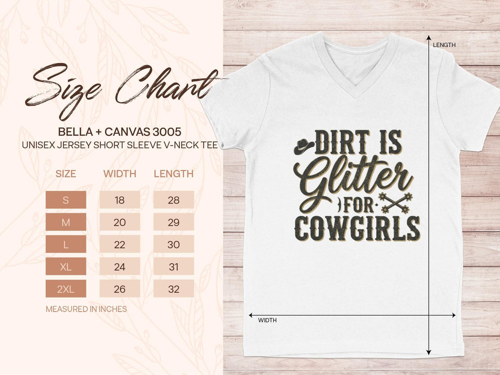 Dirt is Glitter Cowgirls T-Shirt, Country Girl Shirt, Western Shirt, Rodeo T-shirt, Funny Cowgirl Tee, Gift for Cowgirl, Girl Power Shirt