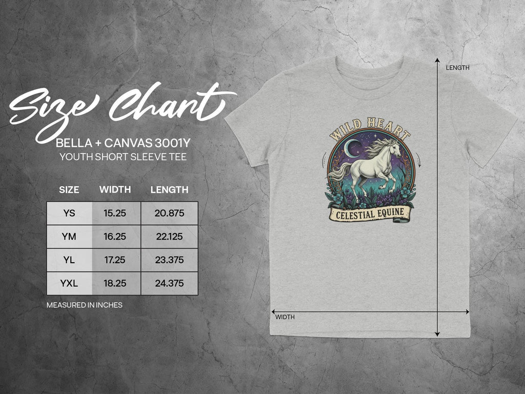 Wild Heart Celestial Equine T-Shirt, Horse Lover Tee, Unique Graphic T Shirt, Artistic Animal Tee, Nature Inspired Shirt, Trending Design