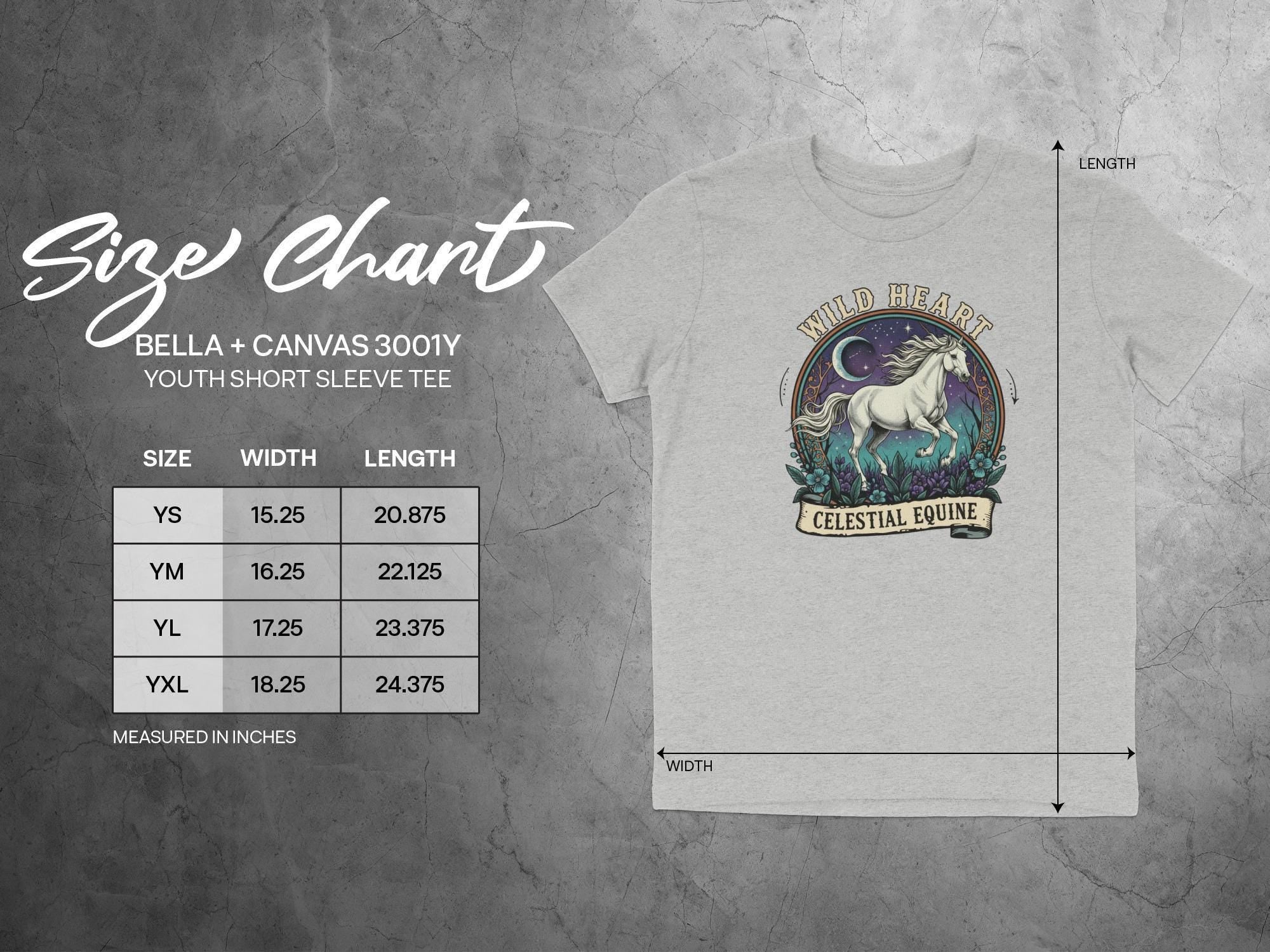 Wild Heart Celestial Equine T-Shirt, Horse Lover Tee, Unique Graphic T Shirt, Artistic Animal Tee, Nature Inspired Shirt, Trending Design