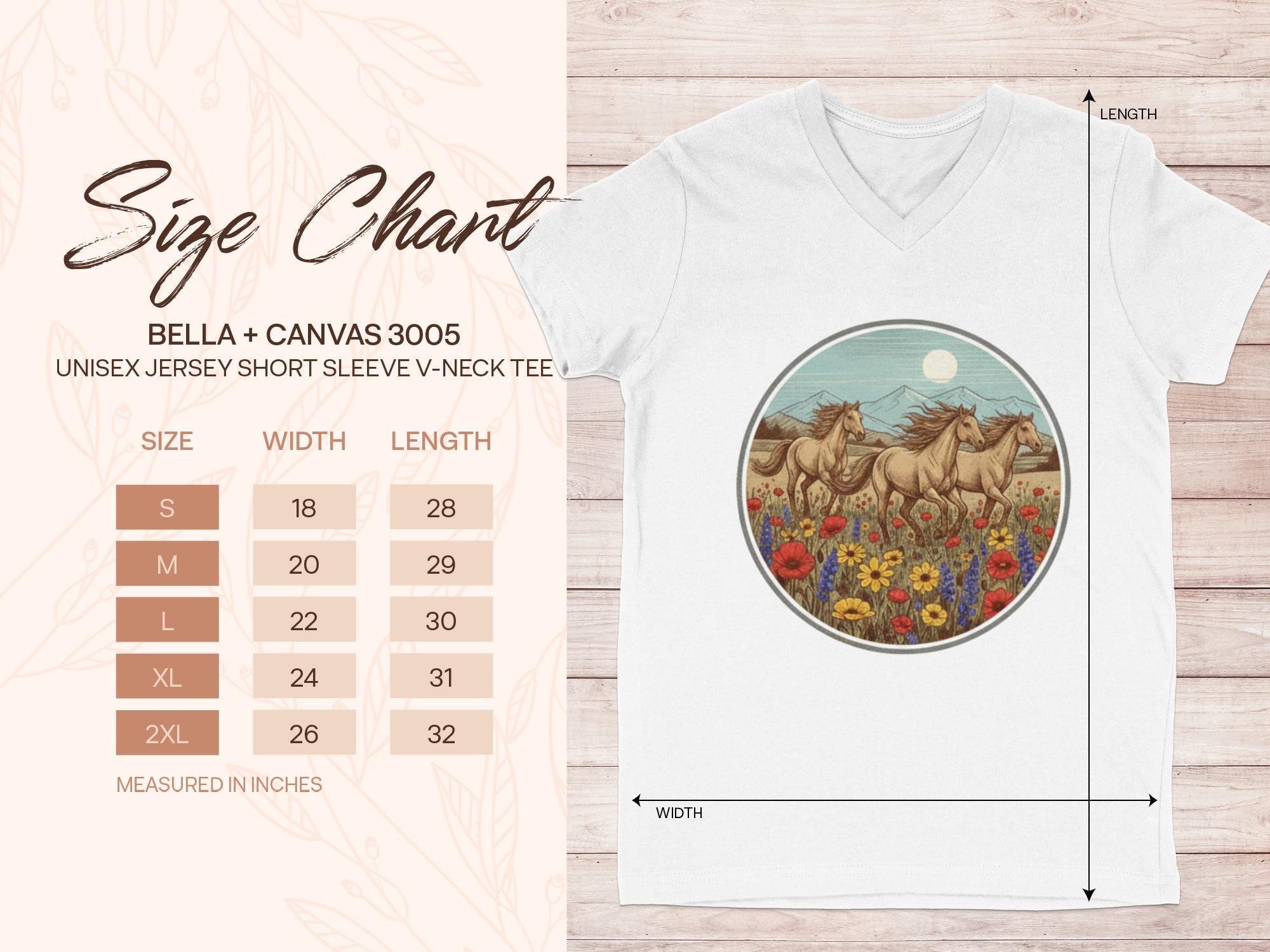Horses T-Shirt, Wild Horses, Running Horses, Flower Field Shirt, Nature Shirt, Animal Shirt, Graphic Tee, Vintage Horses Tee