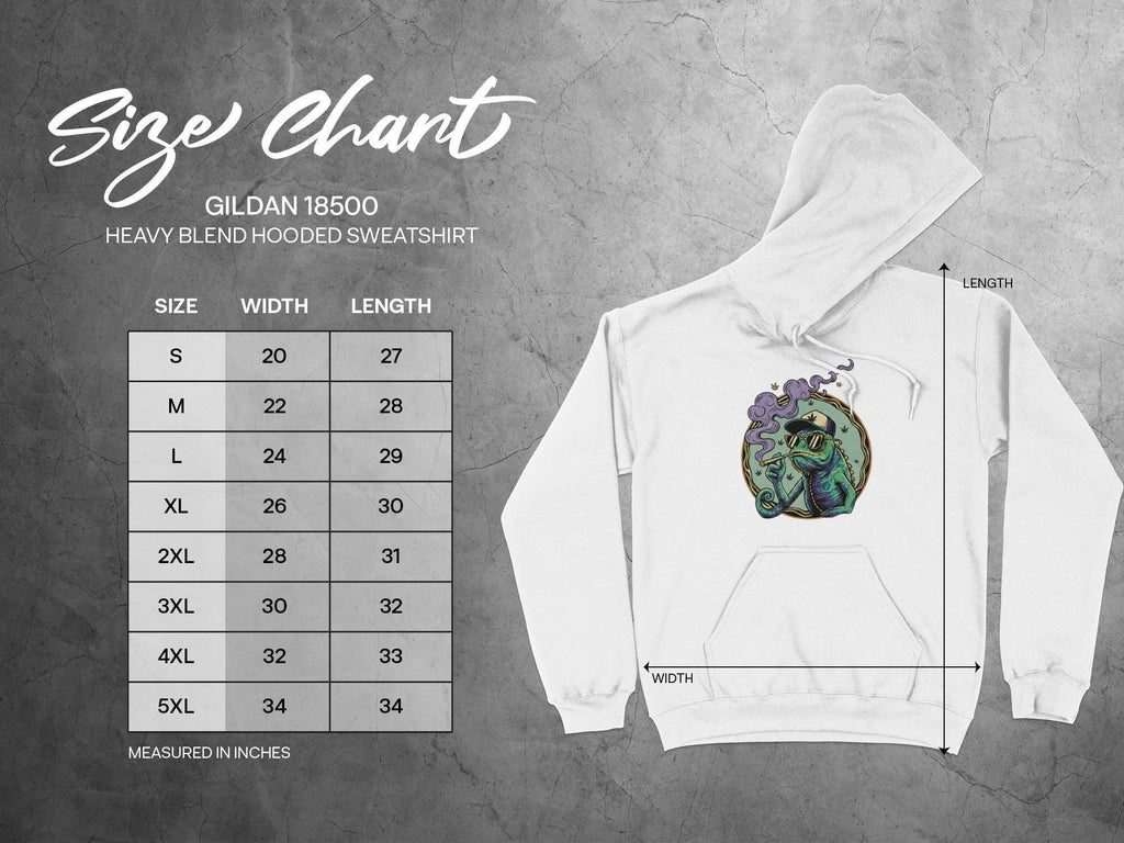 Hooded sweatshirt with unique graphic, cozy hooded sweater, Gildan 18500 heavy blend hoodie, comfortable casual wear
