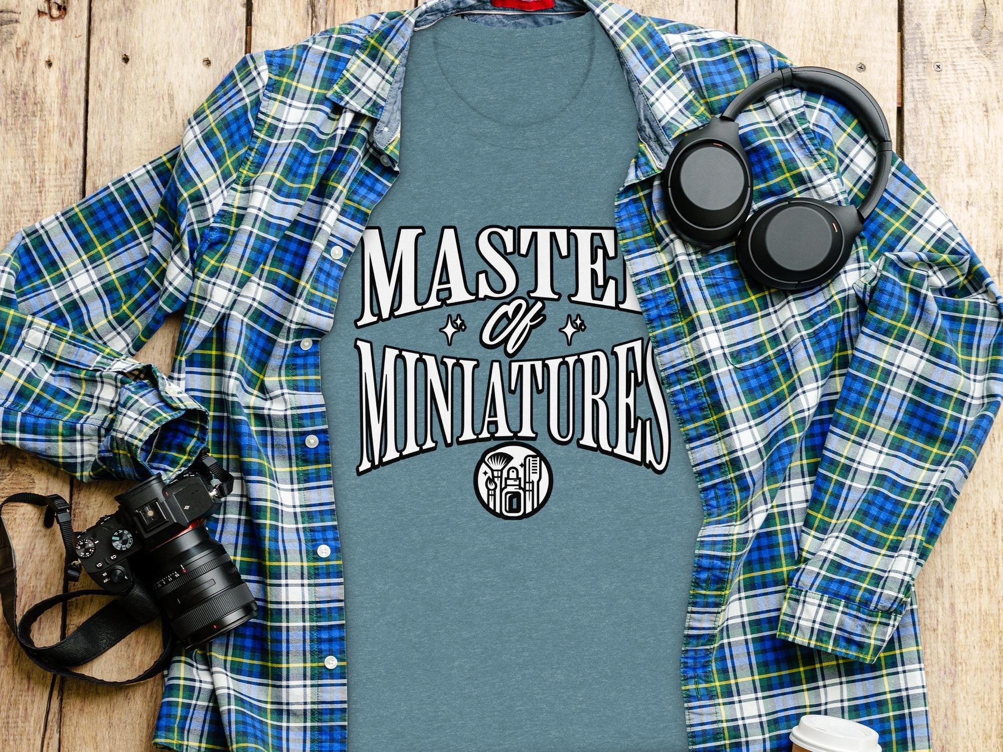 Master of Miniatures shirt, Geek gift tee, Gift for hobbyists, Tabletop gaming shirt, Funny gamer shirt, Nerdy t-shirt