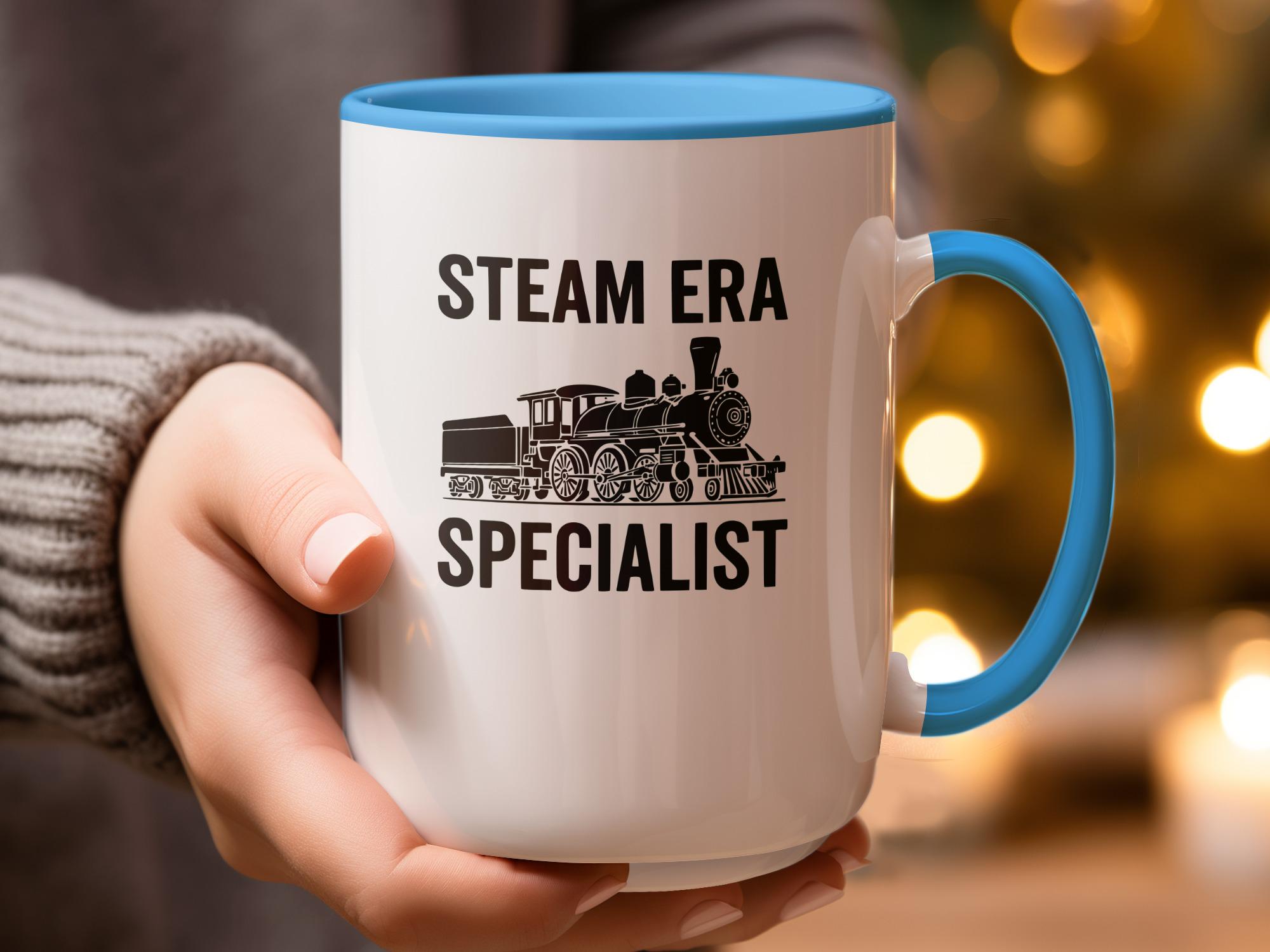 Steam Era Specialist Mug, Steam Train Lover Gift, Vintage Locomotive Collectible, Train Enthusiast Ceramic Mug, Coffee Mug