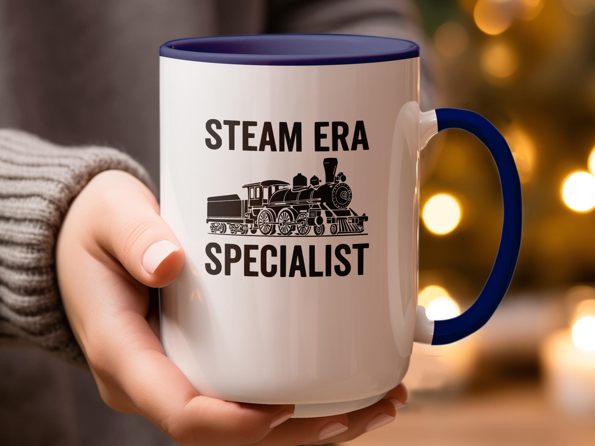 Steam Era Specialist Coffee Mug, Vintage Train Lover Gift, Locomotive Enthusiast Cup, Railroad History Buff Mug, Train Collectible