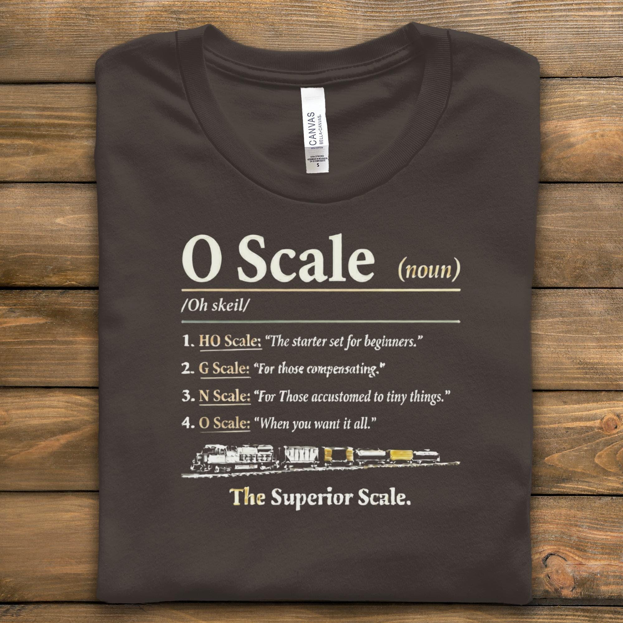 Funny Model Train Scale T Shirt, Train Enthusiast Shirt, Railroad Hobby Gift, Model Train Lover Tee, Unique Railroading Shirt