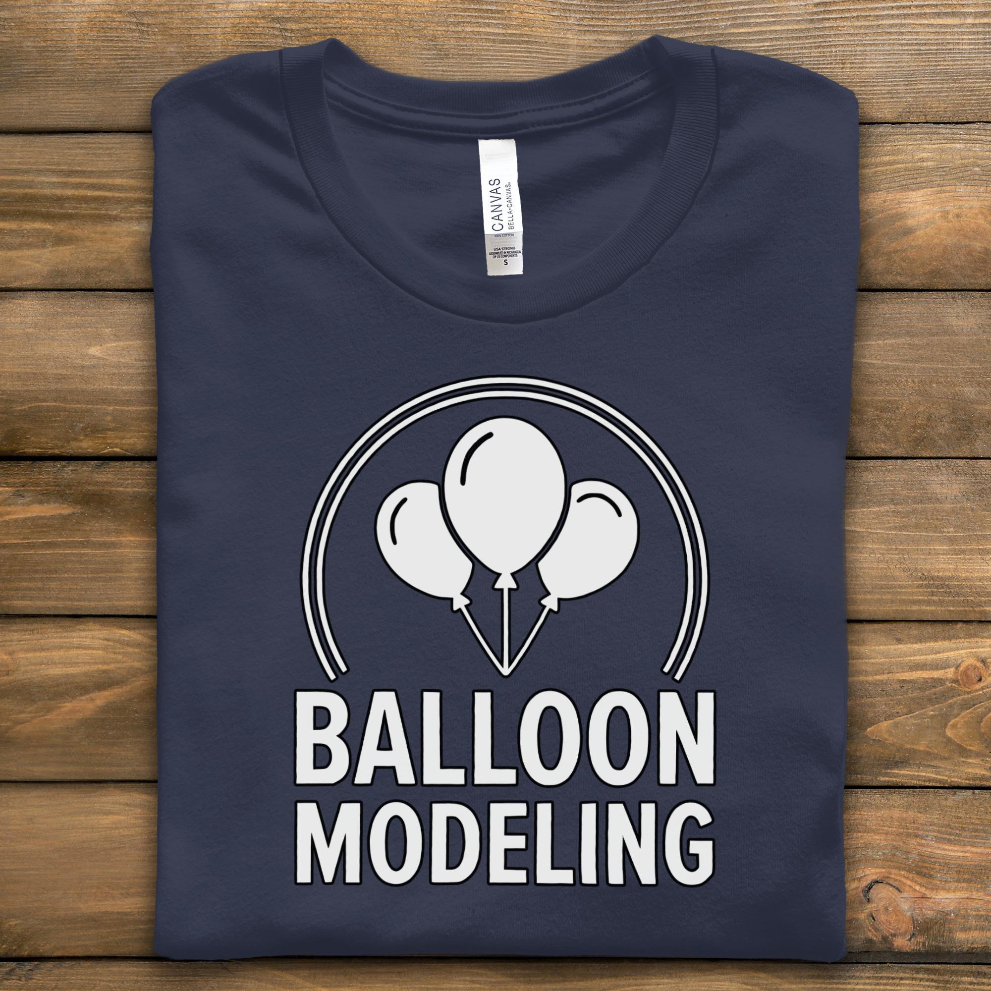 Balloon Modeling T Shirt, Fun Balloon Enthusiast Tee, Balloon Art Shirt, Creative Ballooning Gift, Unique Balloon Craft Tshirt