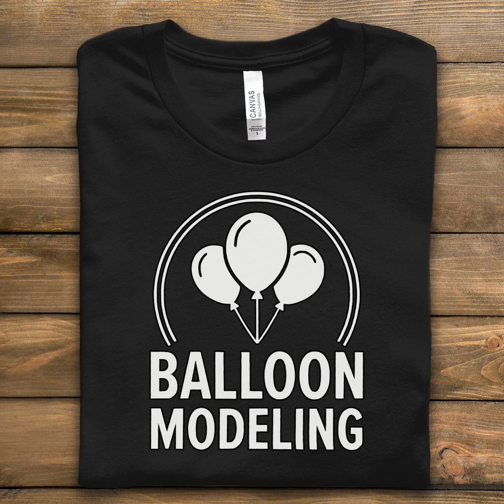 Balloon Modeling T-Shirt, Funny Balloon Twist Shirt, Balloon Artist Gift, Balloon Twisting Apparel, Balloon Twister Top, Balloon Lover Tee