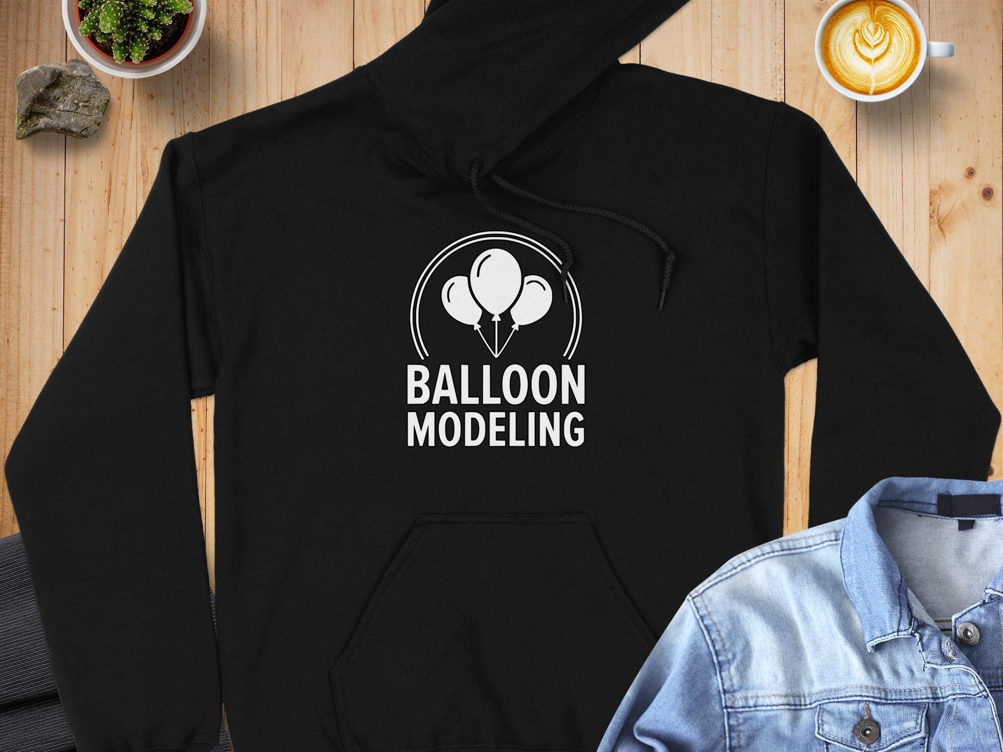 Balloon Modeling Hoodie, Funny Balloon Artist Gift, Birthday Present Idea, Casual Wear, Unisex Hooded Sweatshirt, Cozy Graphic Hoodie
