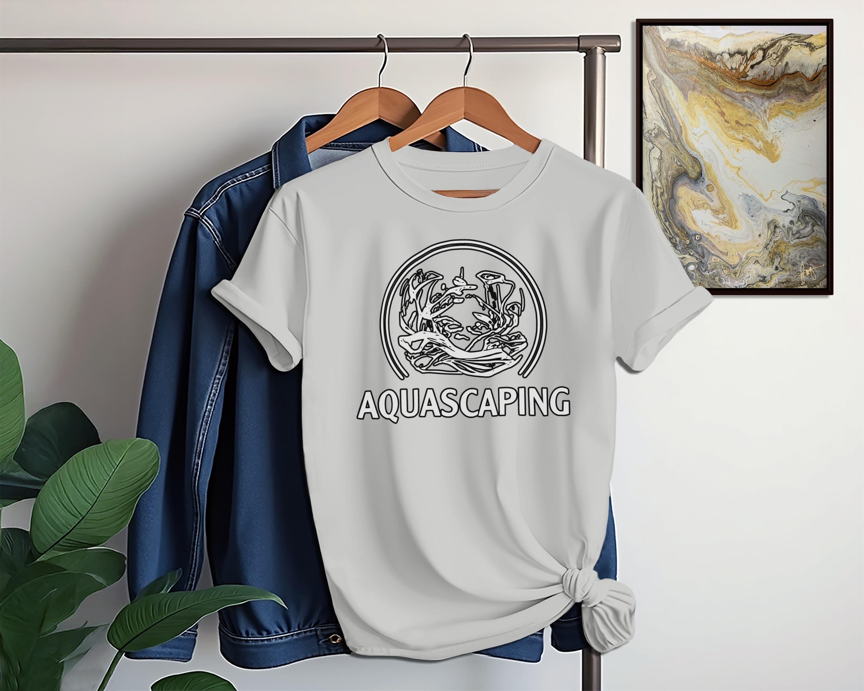 Aquascaping Fish Tank Enthusiast Graphic Tee, Aquascaping Lovers T Shirt, Cool Aquascaping Shirt, Fish Keeper Gift Idea