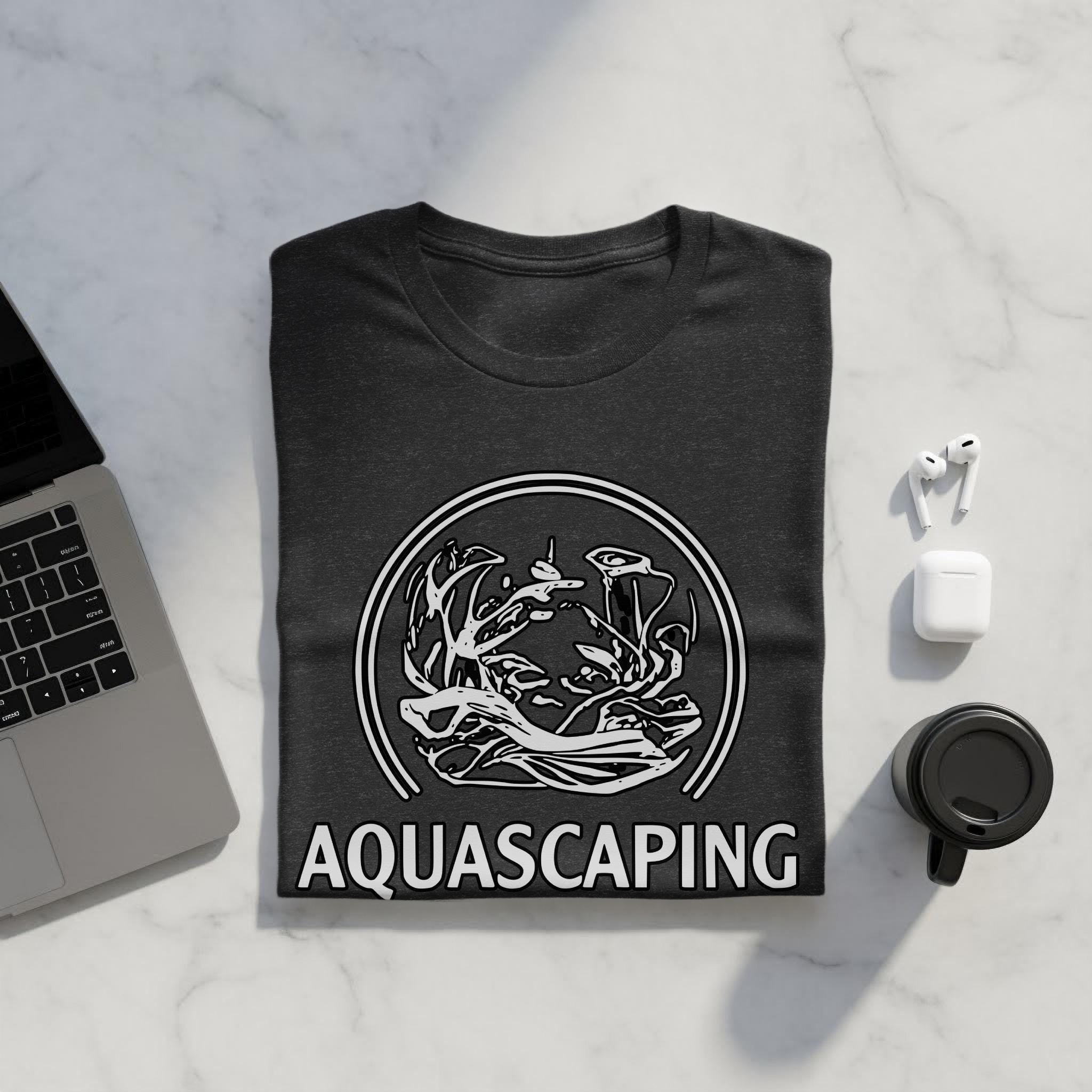 Aquascaping T-shirt, Nature Aquarium Tee, Aquatic Plants Shirt, Fish Tank Enthusiast Gift, Aquarium Hobby Apparel, Aquascape Design