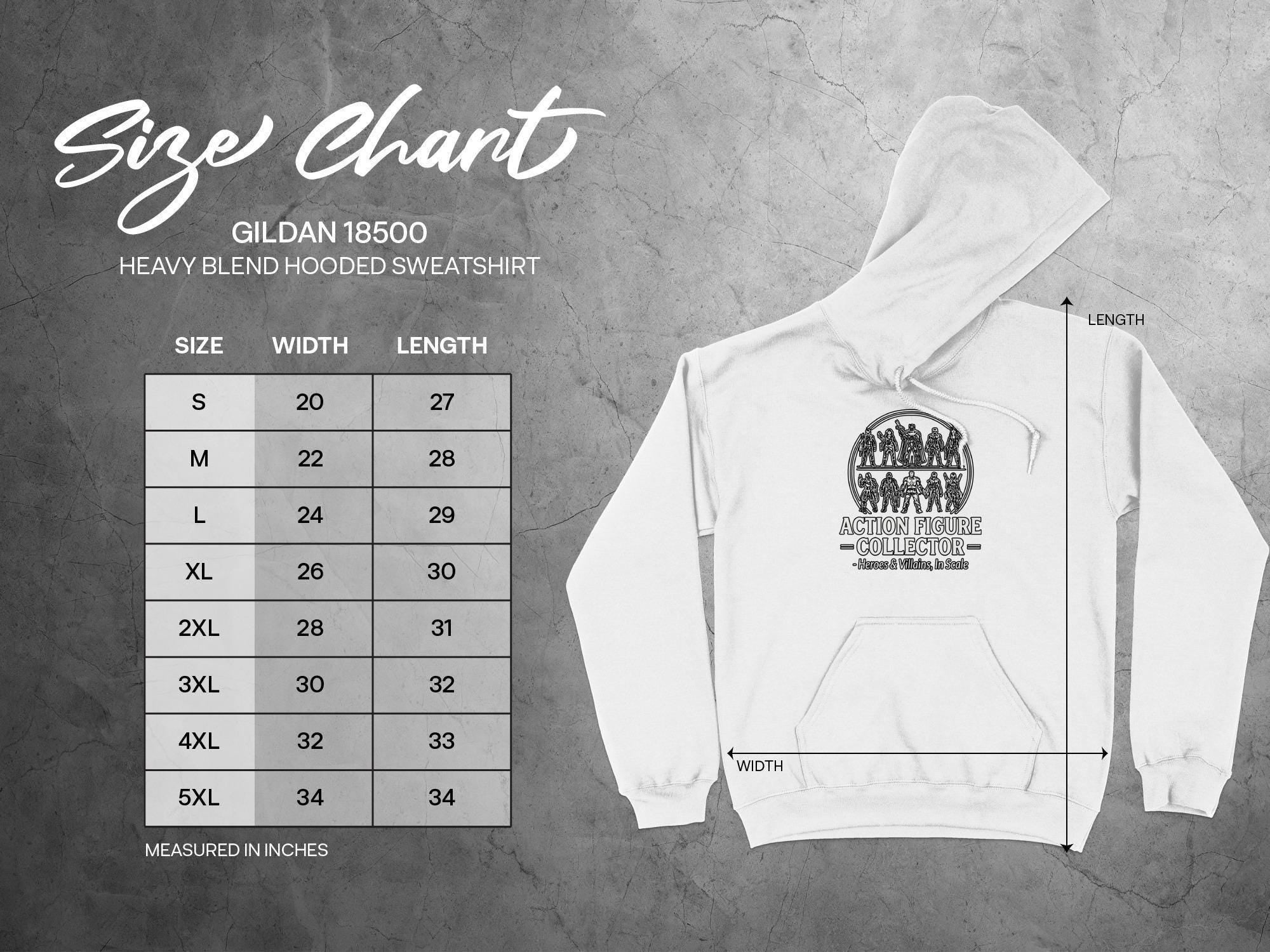 Action Figure Collector Hoodie, Gildan 18500 Heavy Blend, Perfect Gift for Collectors, Sizes Available S-5XL, Unisex Sweatshirt
