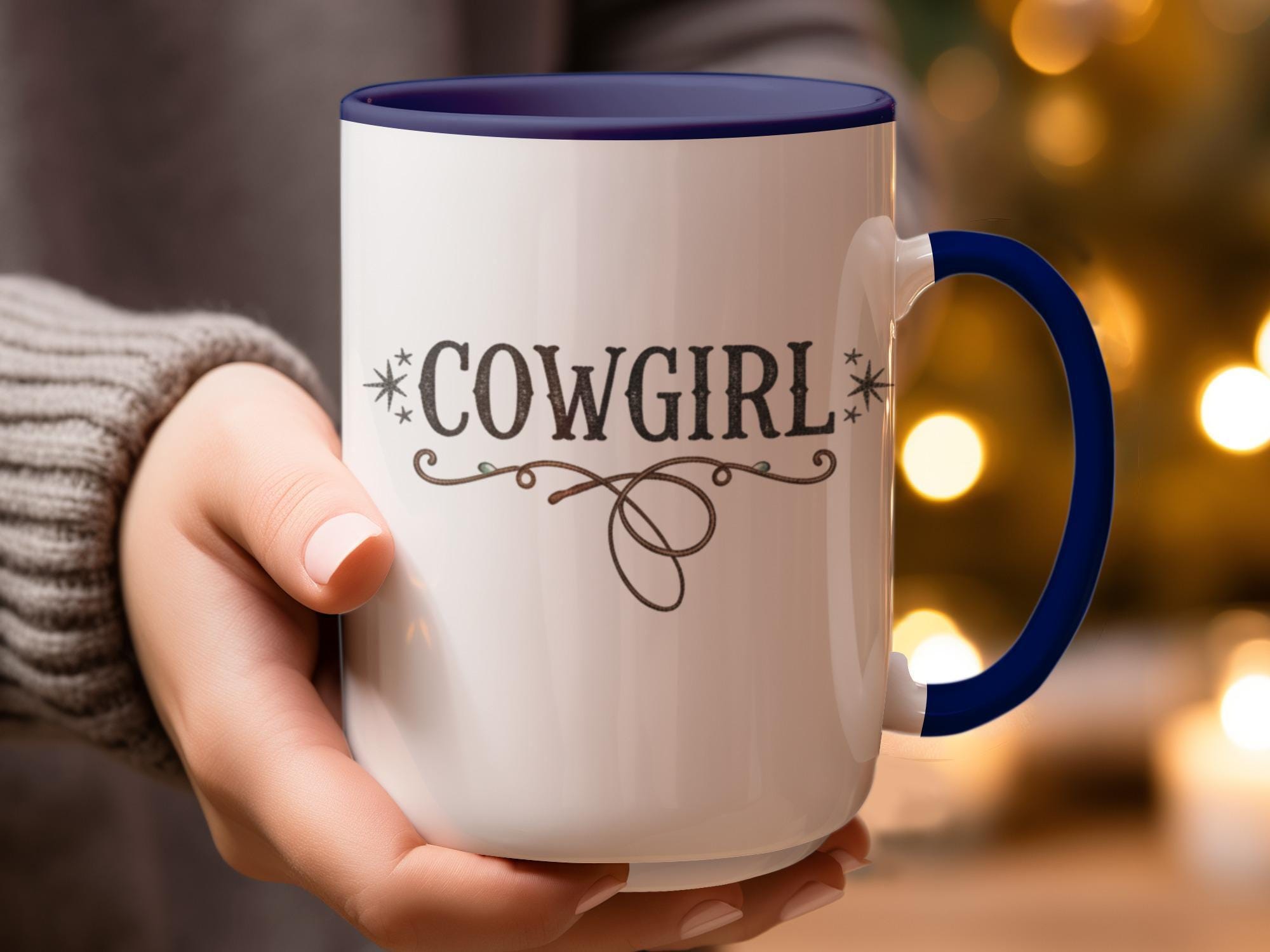 Cowgirl Mug, Western Gift Mug, Country Style Coffee Cup, Rustic Cowgirl Mug, Personalized Western Mug, Cowgirl Themed Mug
