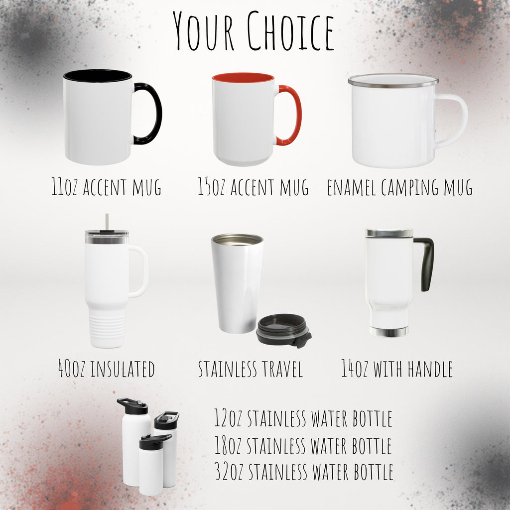 a variety of stainless steel travel mugs and water bottles, each with different features and designs.