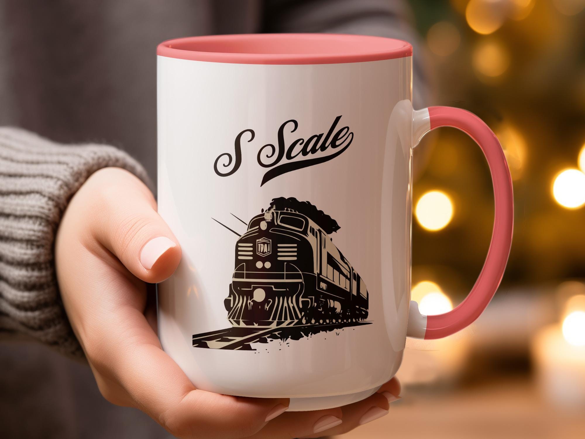 Train Themed Coffee Mug, Unique Train Collector Gift, Vintage Locomotive Design, Perfect Gift for Train Enthusiasts, Railway Lover Mug