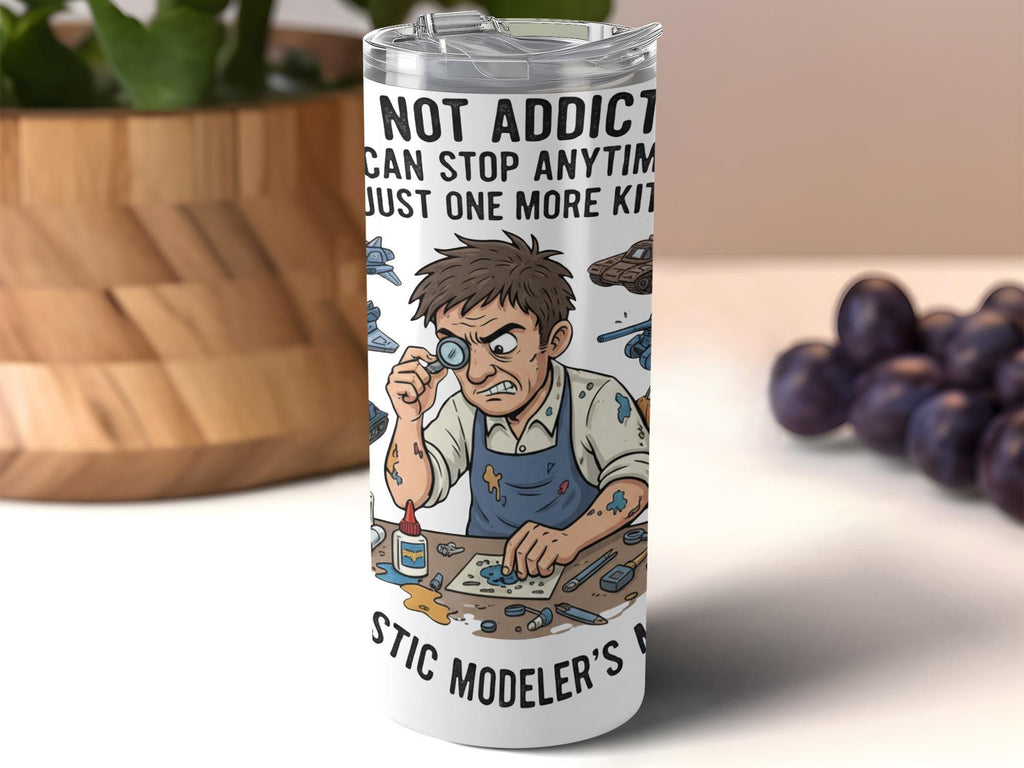 Funny Model Enthusiast Gift, Unique Hobbyist Tumbler, Cool Drinking Accessory, Perfect for Model Building Fans