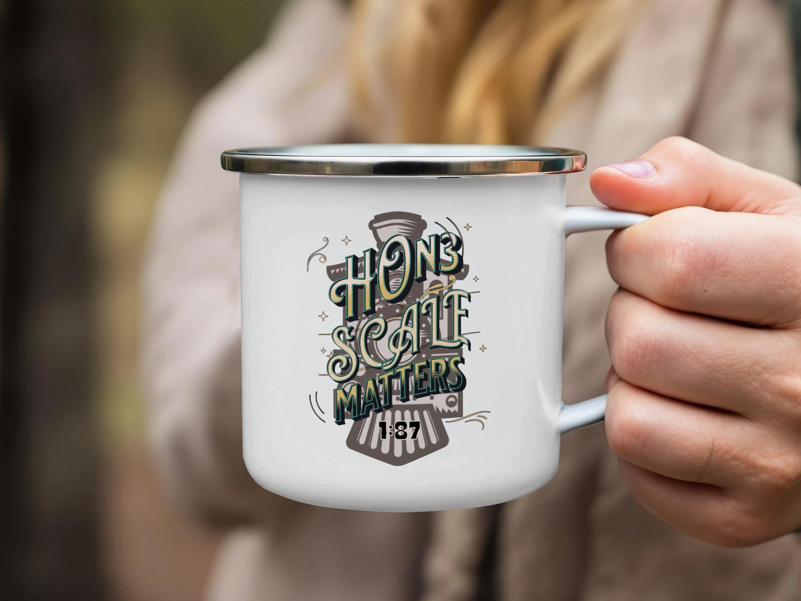 HO N Scale Matters Mug, Train Enthusiast Gift, Model Railroad Lover Mug, Cute Train Mug, Enthusiast's Coffee Cup