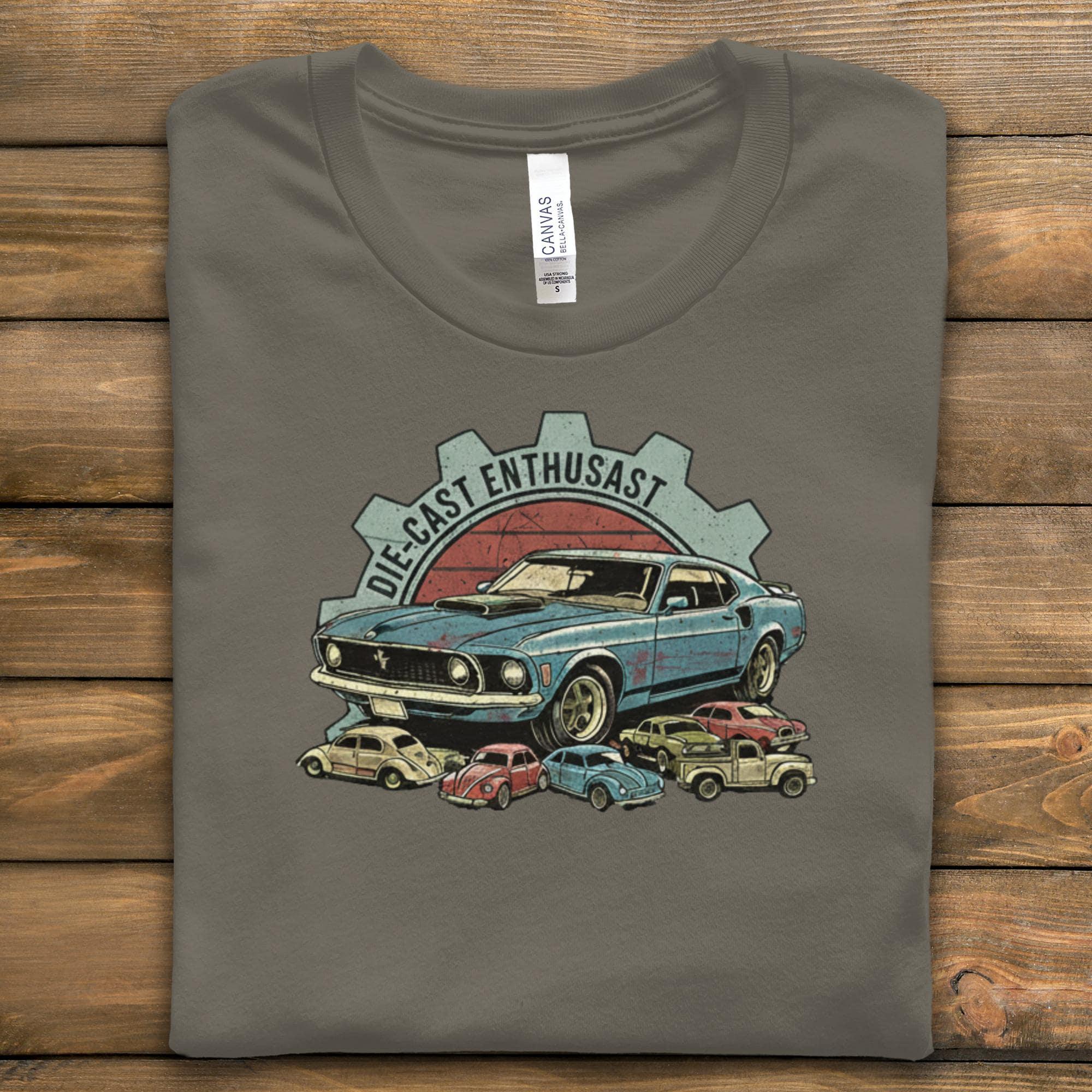 Die Cast Enthusiast T-Shirt, Vintage Car Lover Gift, Classic Car Enthusiast Shirt, Collectible Diecast Cars Tee, Car Hobby Shirt