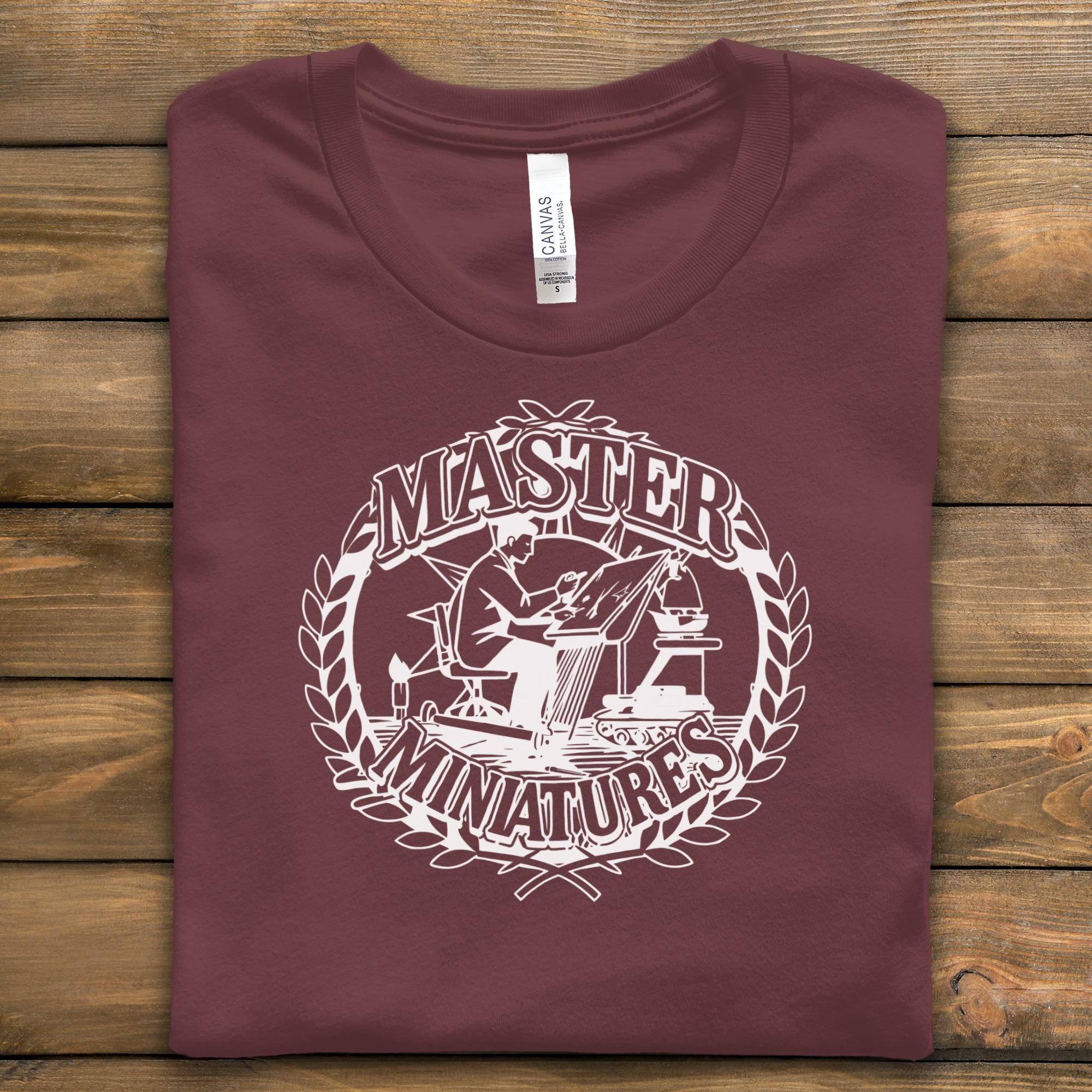 Master Miniatures T-Shirt, Geek Gift, Tabletop Gaming Tee, Gamer Apparel, Fantasy Miniature Art, Nerdy Graphic Shirt, Unique Gifts