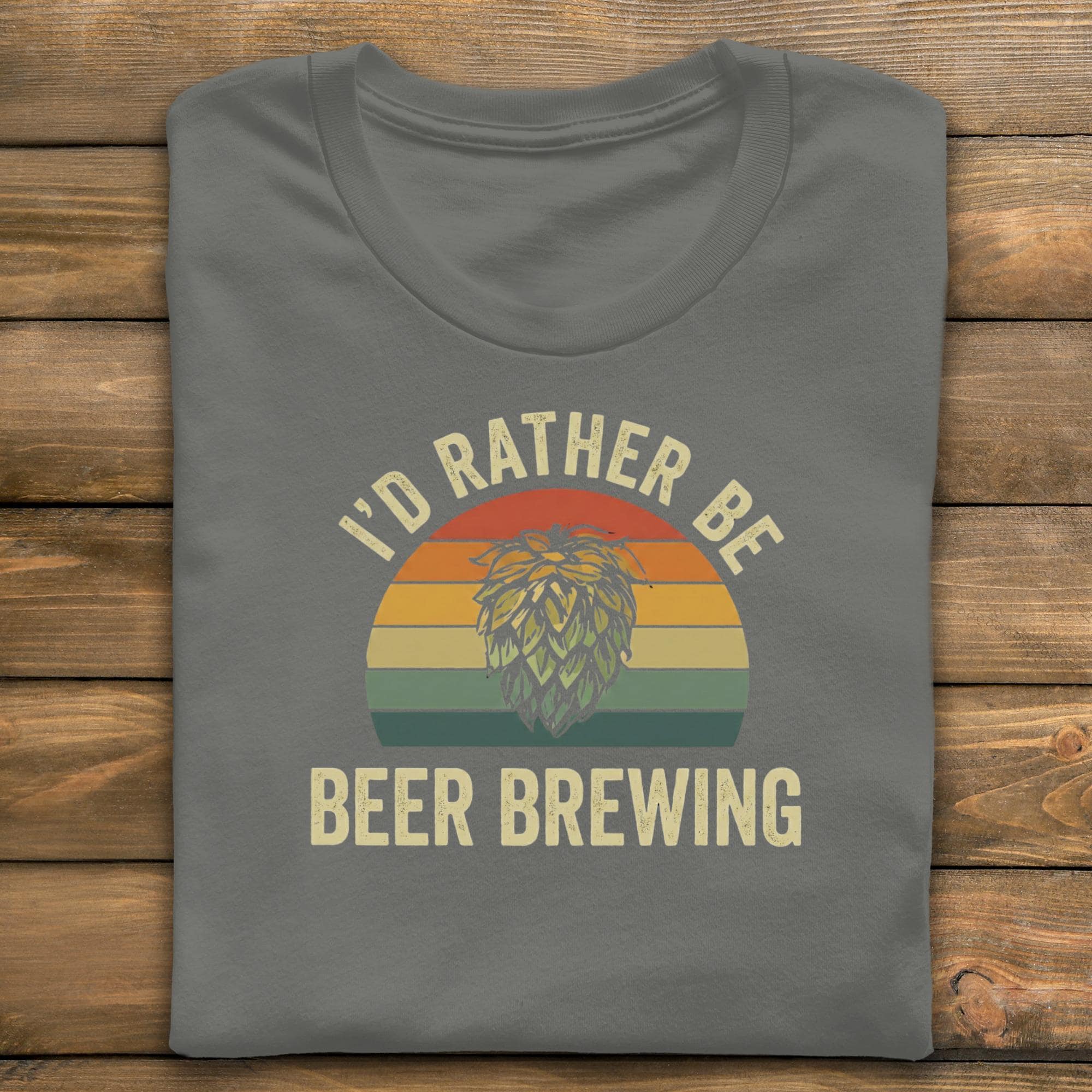 Id Rather Be Beer Brewing Shirt, Funny Brewer Gift, Vintage Retro Design, Homebrewing Tshirt, Craft Beer Brew Lovers Tee