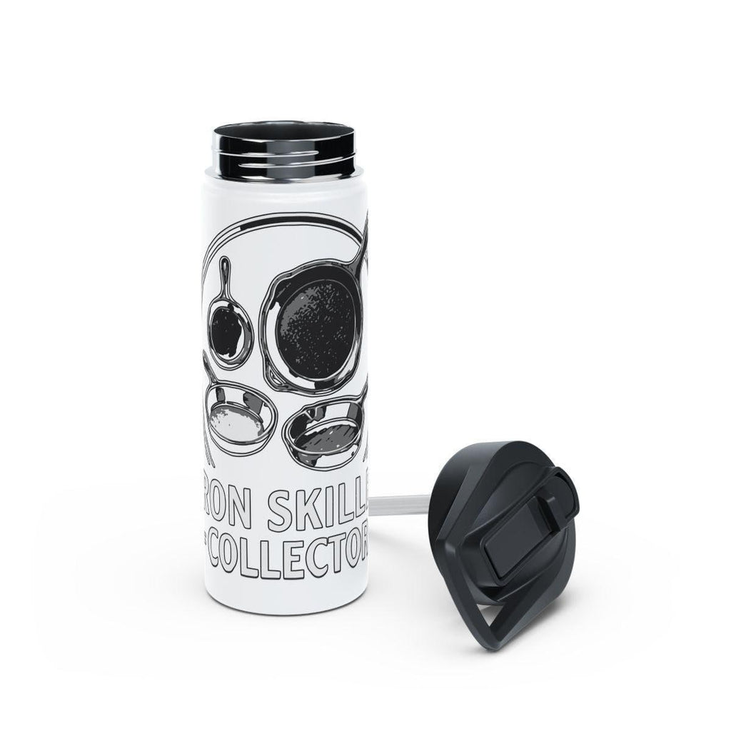 Cast Iron Skillet Collector Travel Mug, Cast Iron Lover Gift, Unique Kitchen Enthusiast Mug, Cooking Themed Tumbler, Chef Gift Idea