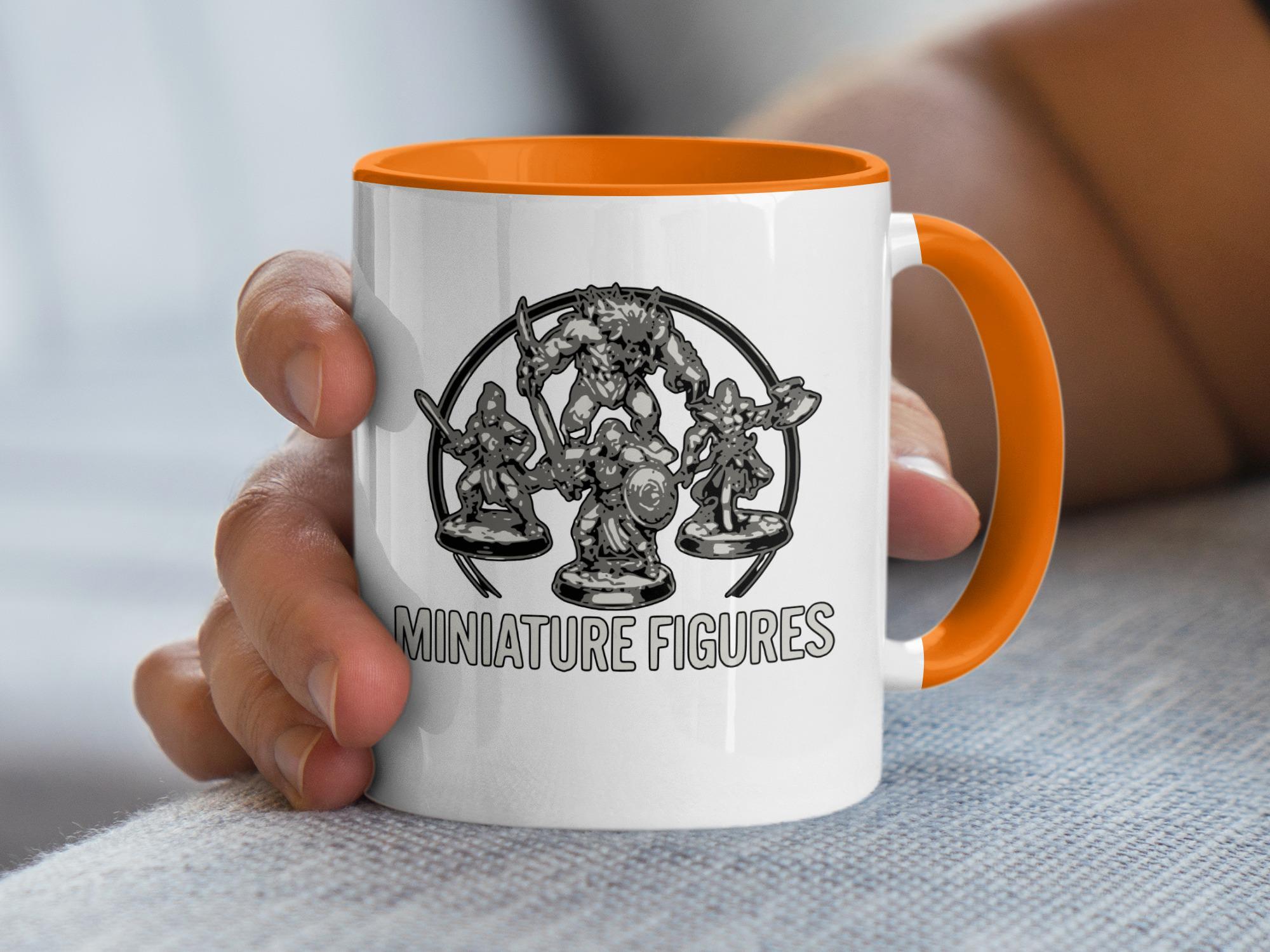 Miniature Figures Mug, Unique Gamer Gift, Fantasy Tabletop Gaming, Nerdy Geek Coffee Cup, DND Enthusiast Present, RPG Lover