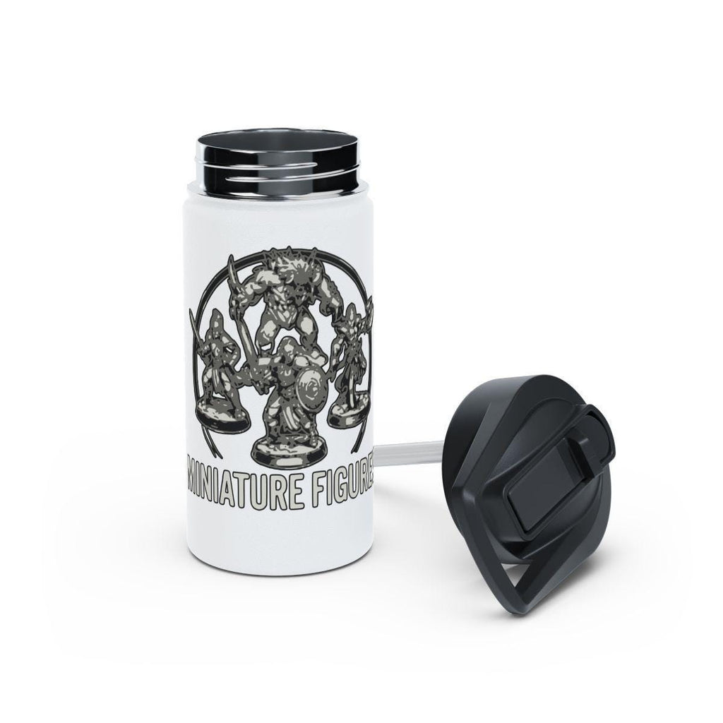 Miniature Figures Thermos, Fantasy Gaming Drink Bottle, Tabletop RPG Accessory, Cool Gift for Gamers, Geeky Drinkware
