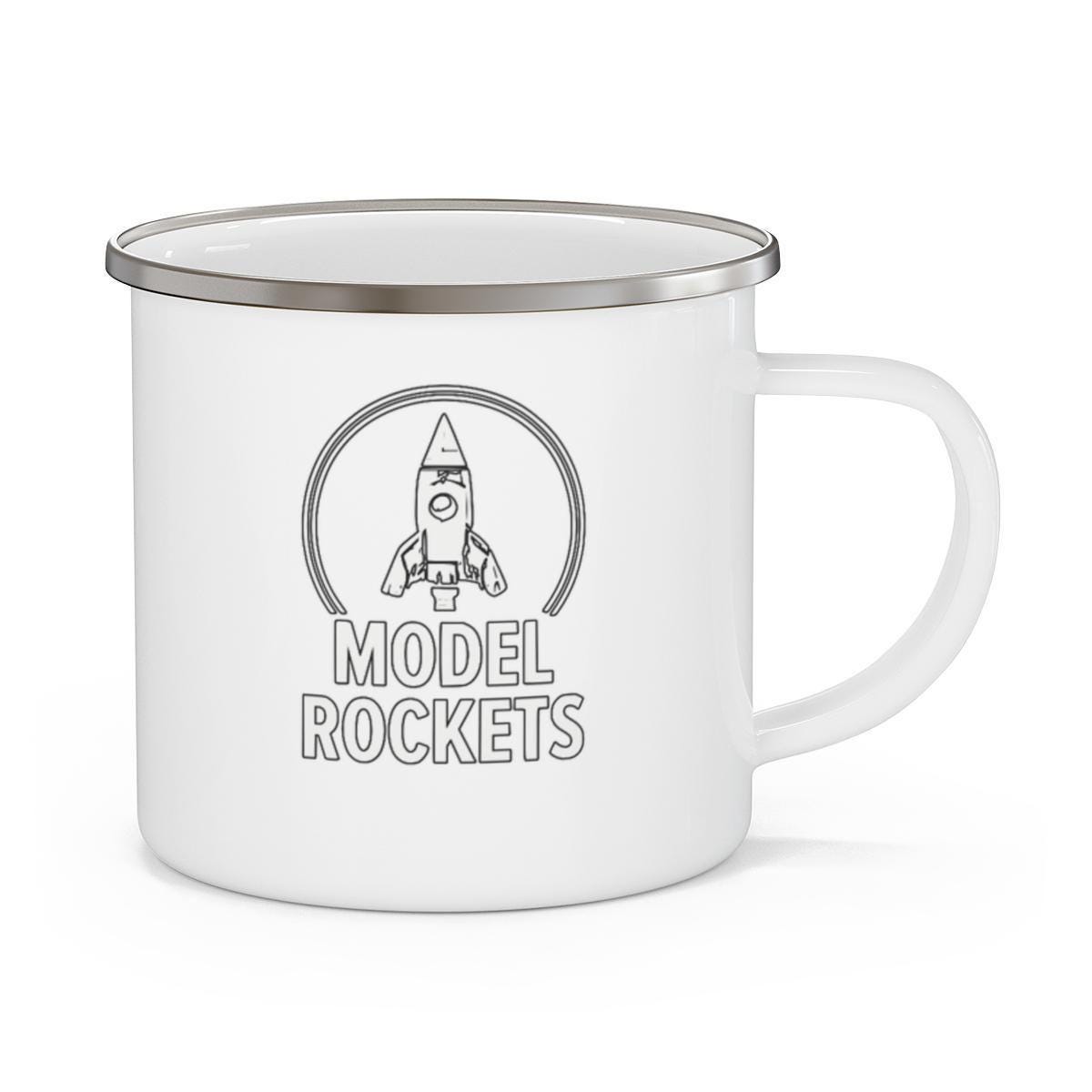 Model Rockets Camp Mug, Rocket Enthusiast Mug, Science Lover Gift, Kids Rocket Mug, Unique Space Themed Camp Mug, Fun Rocket Mug