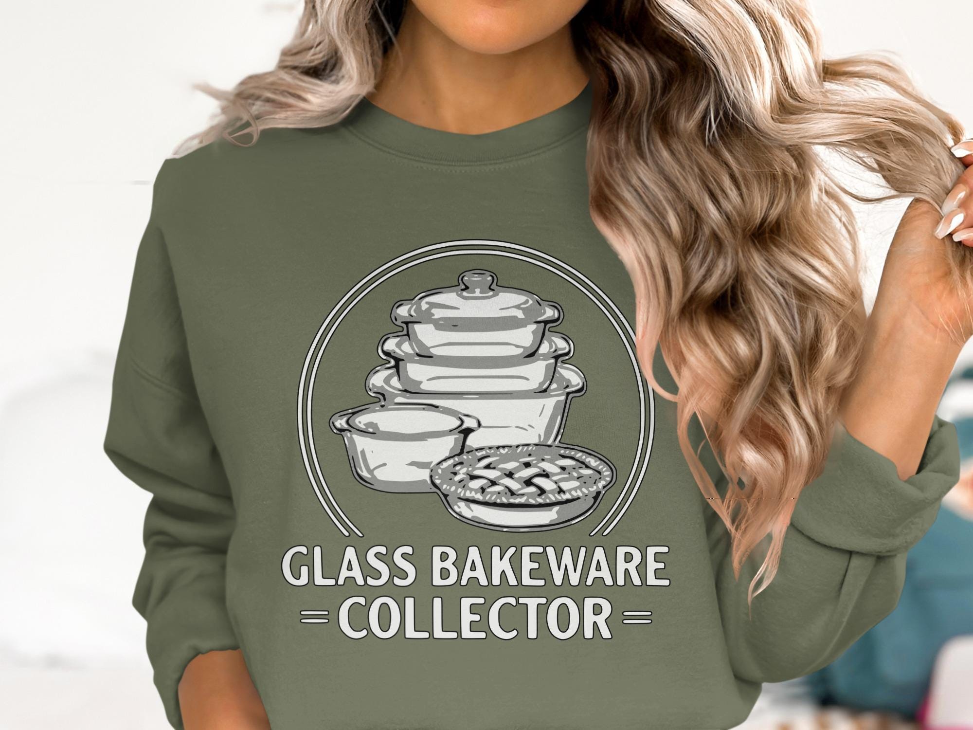 Glass Bakeware Collector T Shirt, Vintage Pyrex Tee, Retro Kitchen Ware, Comfort Colors, Casserole Dish Graphic Top, Baking Gift Idea