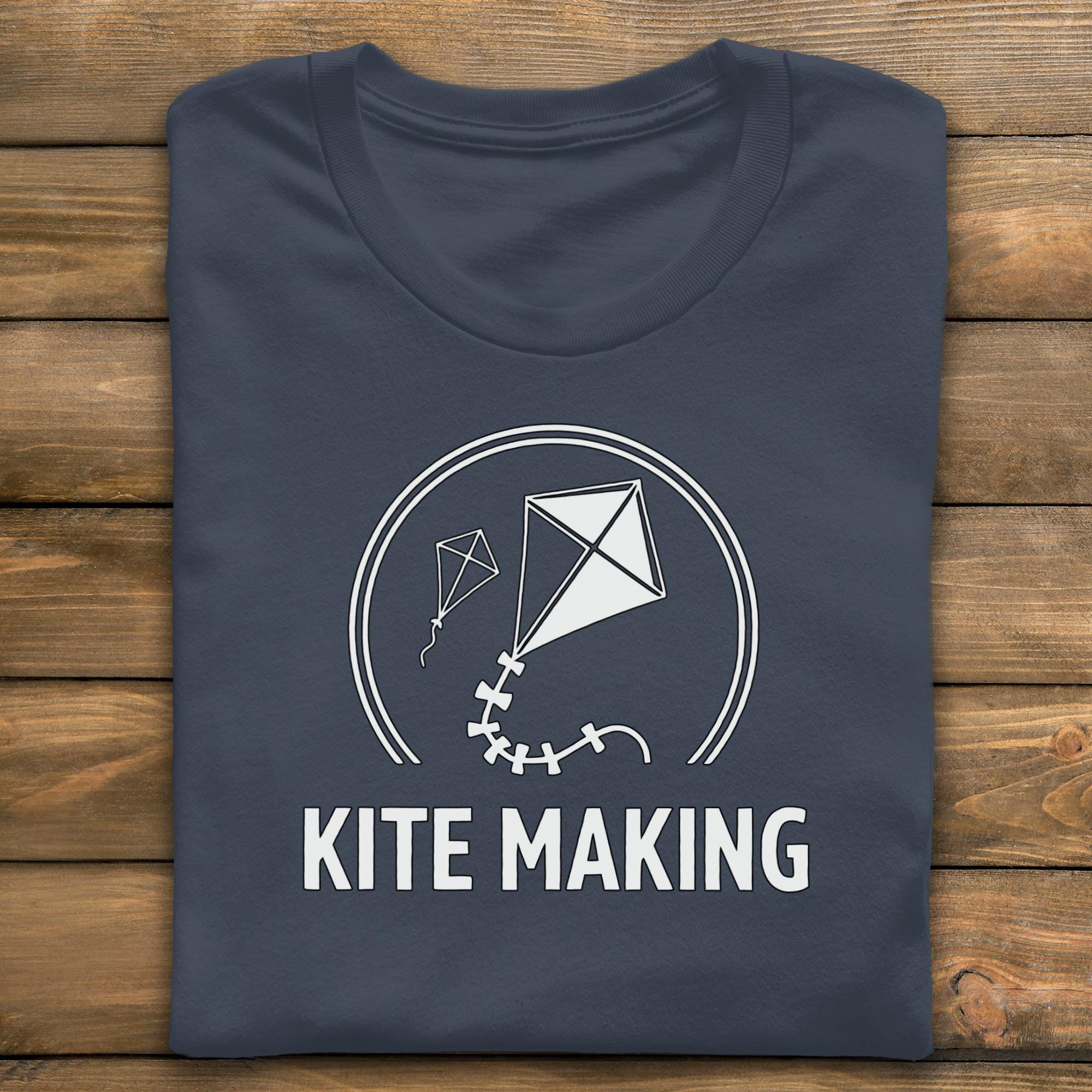 Kite Making T-Shirt, Kite T-Shirt, Hobby T-Shirt, Kite Flying Shirt, Comfort Colors Tee, Sport, Gift for Kite Enthusiast