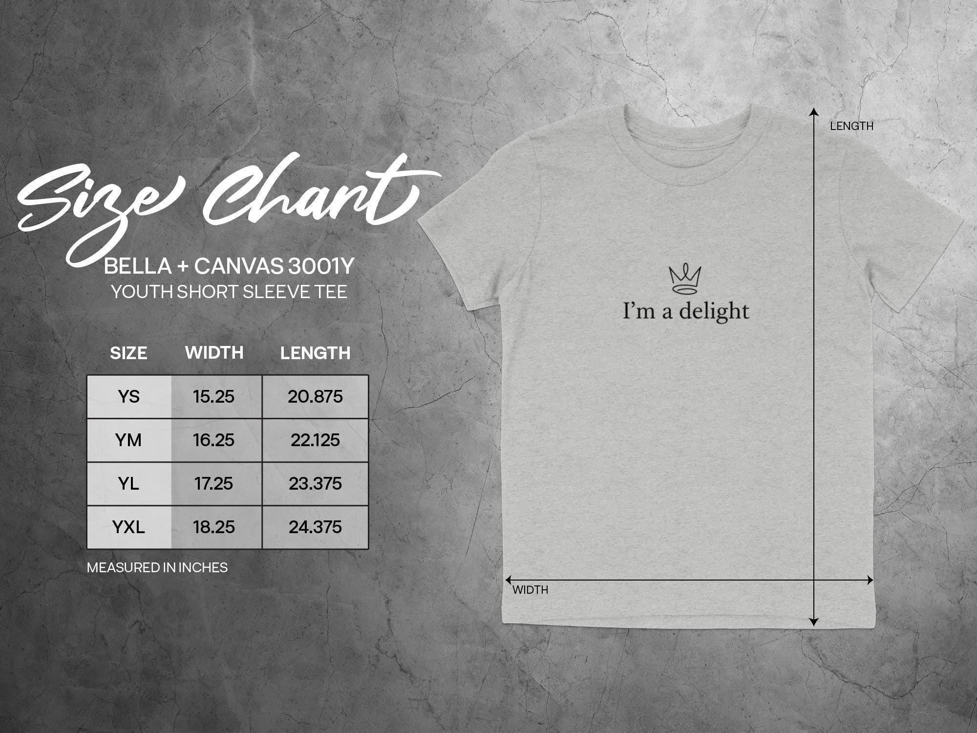 I'm a Delight T-Shirt, Crown T-Shirt, Delightful T-Shirt, Minimalist T-Shirt, Positive Vibes T-Shirt, Gift for Her, Gift for Him