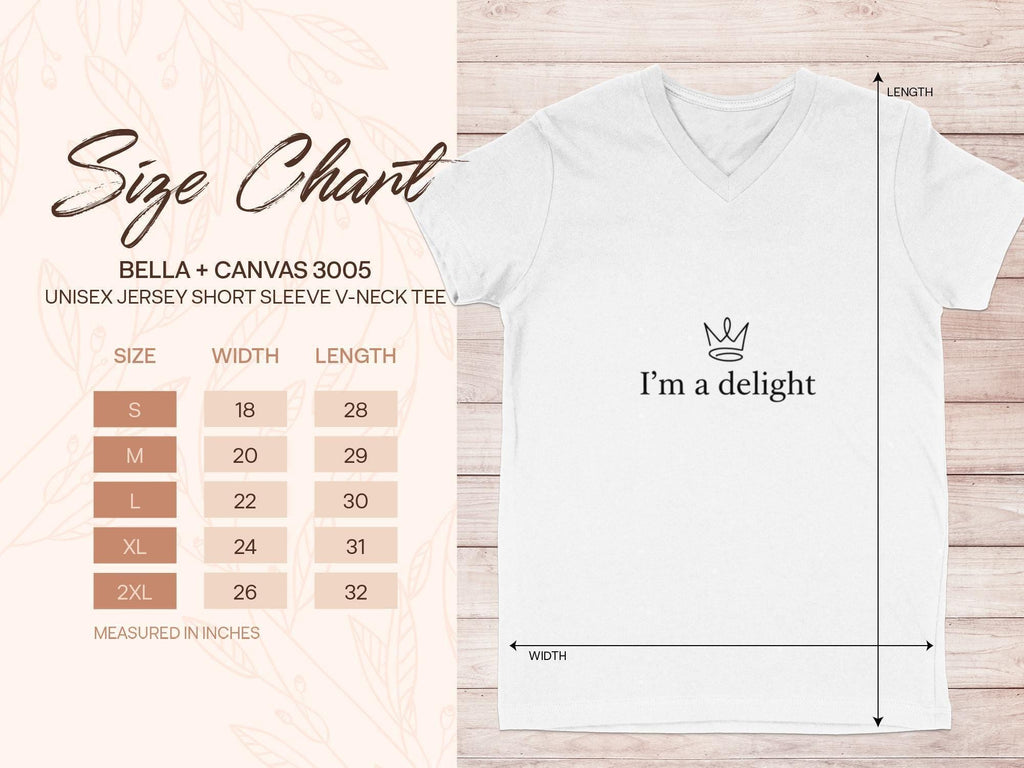 I'm a Delight T-Shirt, Crown T-Shirt, Delightful T-Shirt, Minimalist T-Shirt, Positive Vibes T-Shirt, Gift for Her, Gift for Him