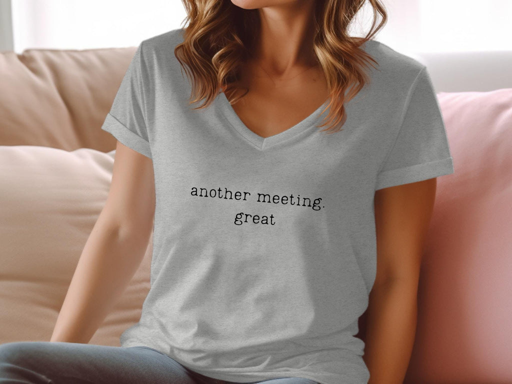 Funny Meeting T-Shirt, Sarcastic Office Humor Tee, Gift for Coworker