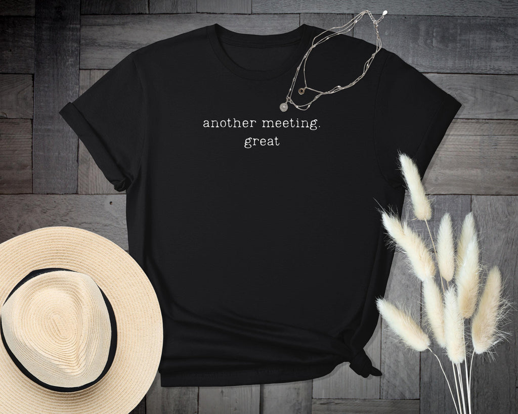 Funny Meeting T-Shirt, Sarcastic Office Humor Tee, Gift for Coworker