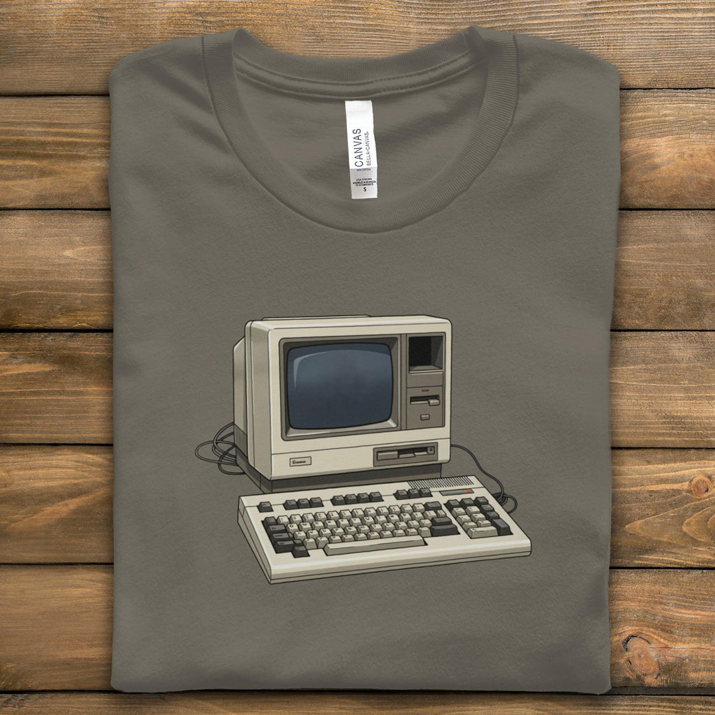 Retro Computer T-Shirt, Vintage PC Tee, Classic Tech Gift, 80s 90s Computer Nerd Shirt, Old School Computing Apparel, Geeky TShirt