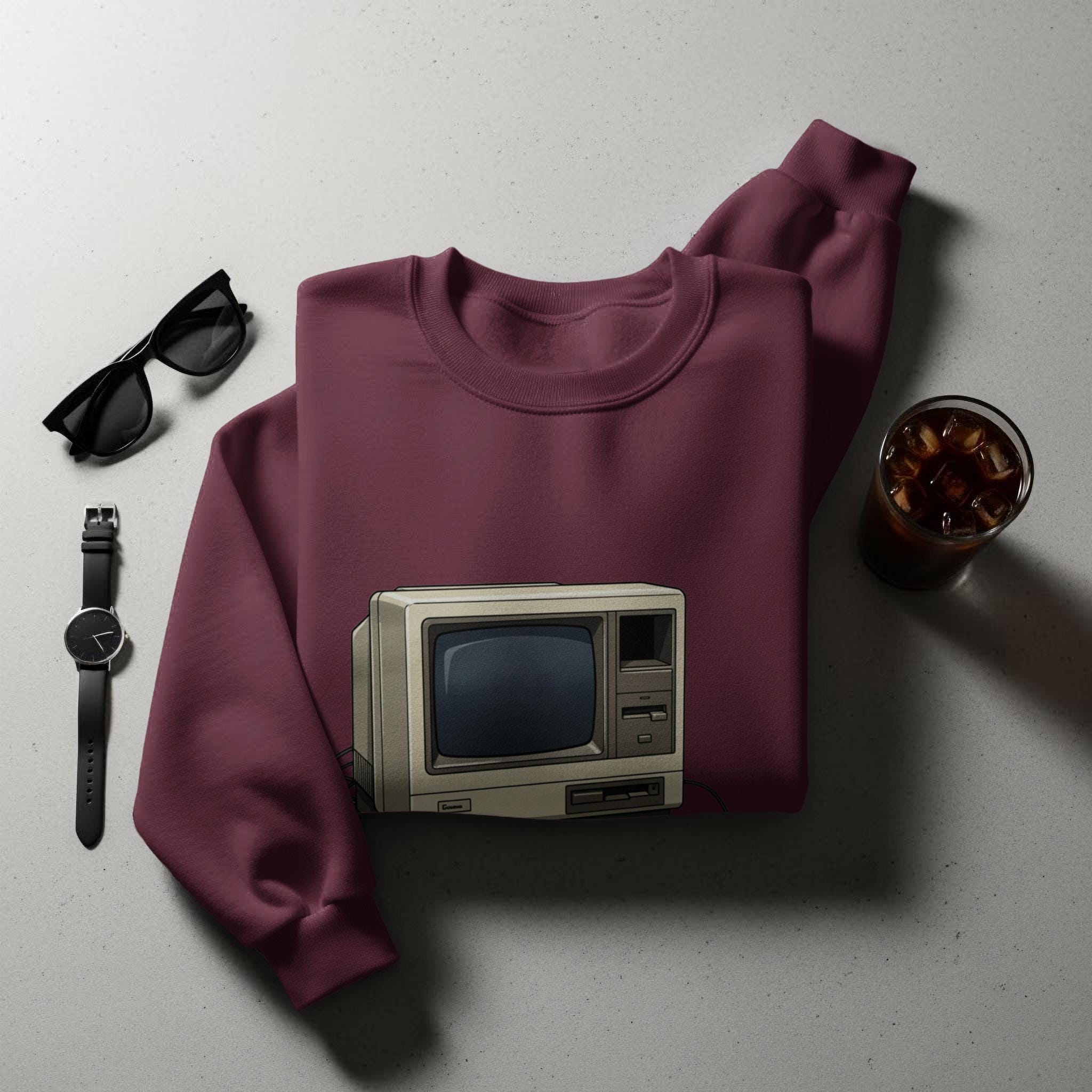 Retro Computer T-Shirt, Vintage PC Tee, Classic Tech Gift, 80s 90s Computer Nerd Shirt, Old School Computing Apparel, Geeky TShirt