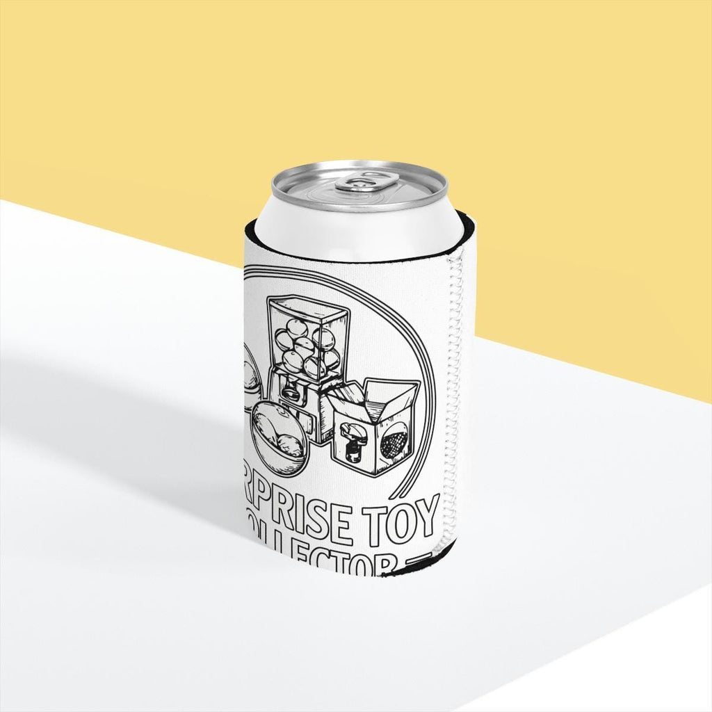 Toy Collector Can Cooler, Vending Machine Design Koozie, Gashapon Art Can Sleeve, Fun Drink Holder, Unique Gift for Collectors