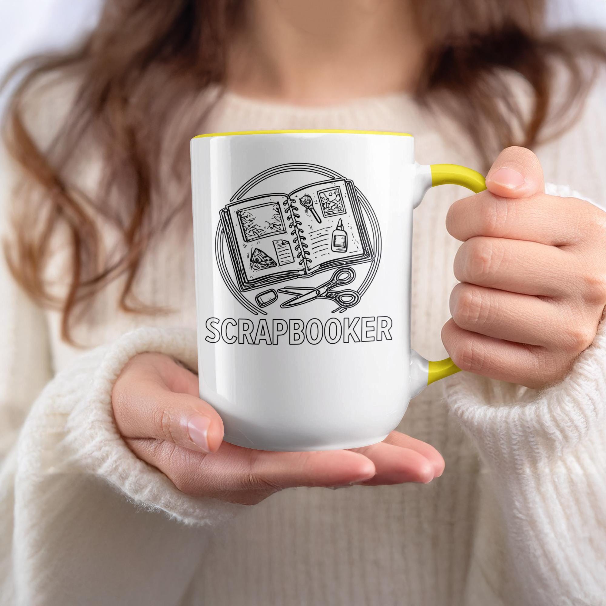 Scrapbooker Mug, Scrapbooking Lover Gift, Unique Mug for Crafters, Fun Scrapbooker Present, Creative Hobby Enthusiast Cup