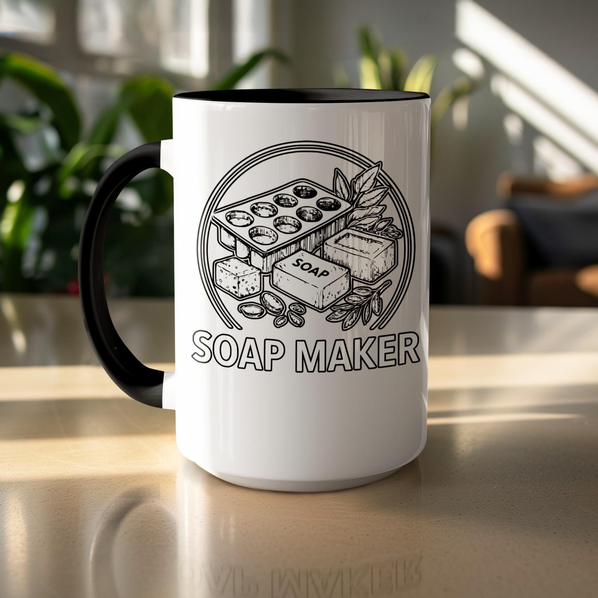 Soap Maker Mug, Gift for Soap Makers, Soap Making Enthusiasts Mug, Handmade Soap Lover Coffee Cup, Funny Soap Maker Gift