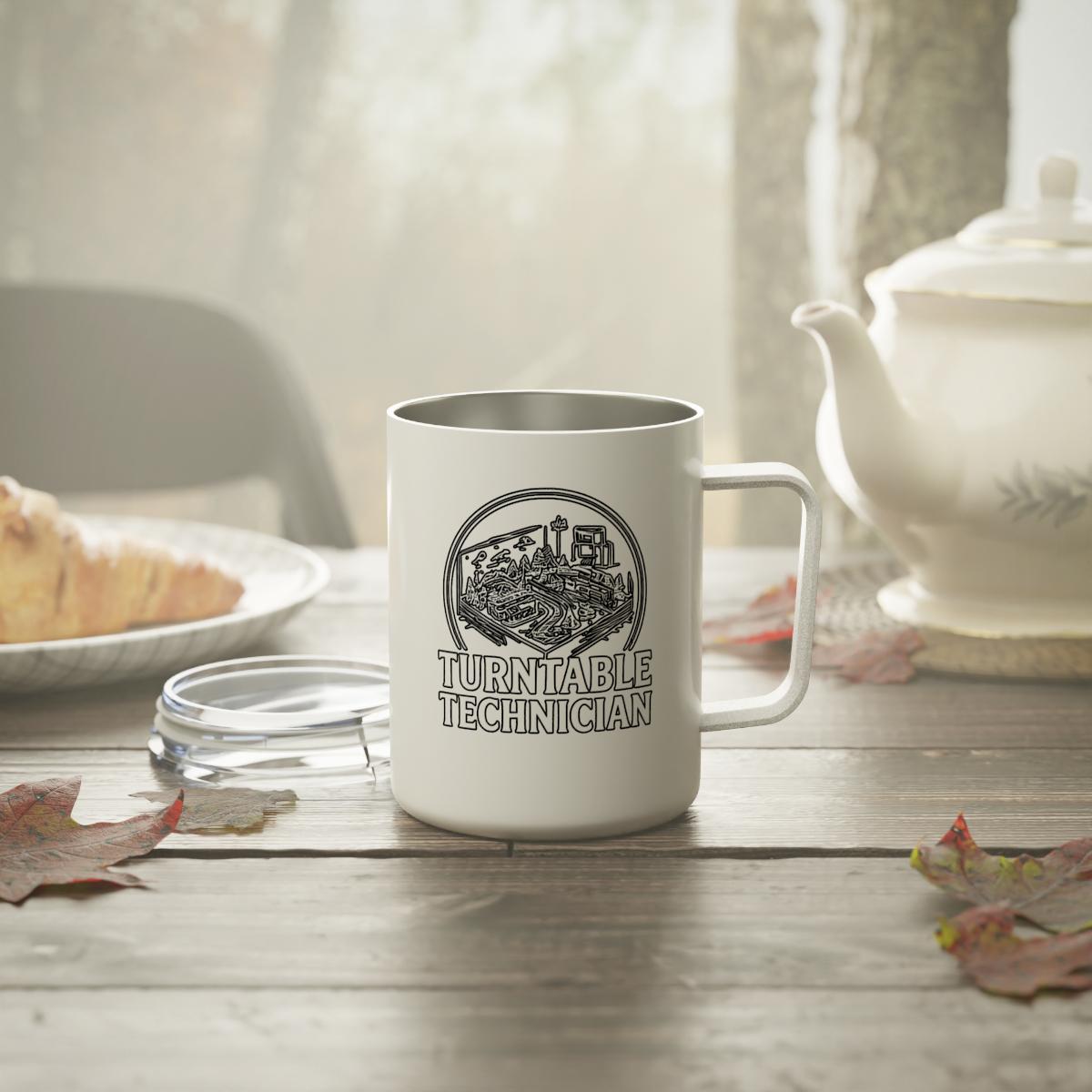 Turntable Technician Mug, Vinyl Record Lover Gift, Retro Music Mug, DJ Coffee Mug, Audiophile Gift, Music Enthusiast Cup, Gift for DJ