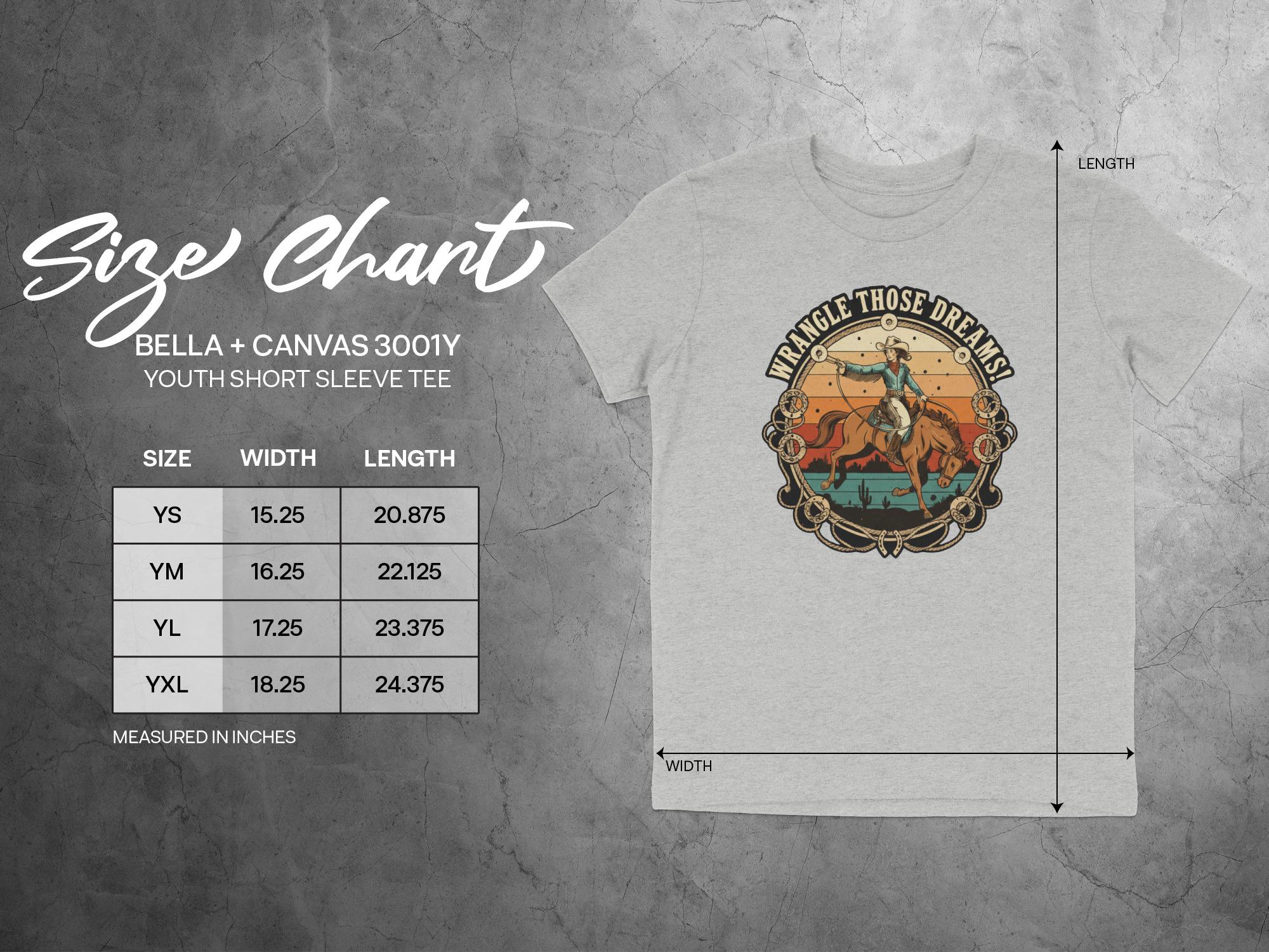 Youth Short Sleeve Tee, Wrangler, Cowboy, Kids Graphic Shirt, Vintage Western Design, Youth Sizes, Comfortable Fit, Casual Wear