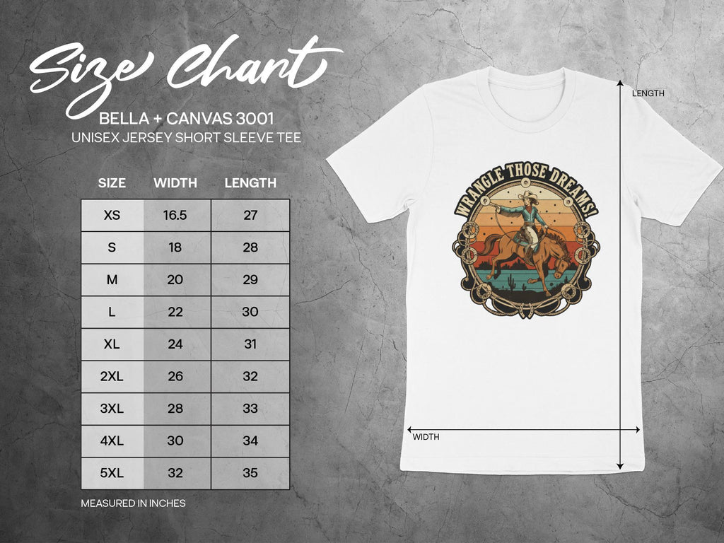 Wrangle Those Dreams retro cowboy graphic tee, western vintage style t-shirt, perfect gift for country music fans, unisex casual shirt