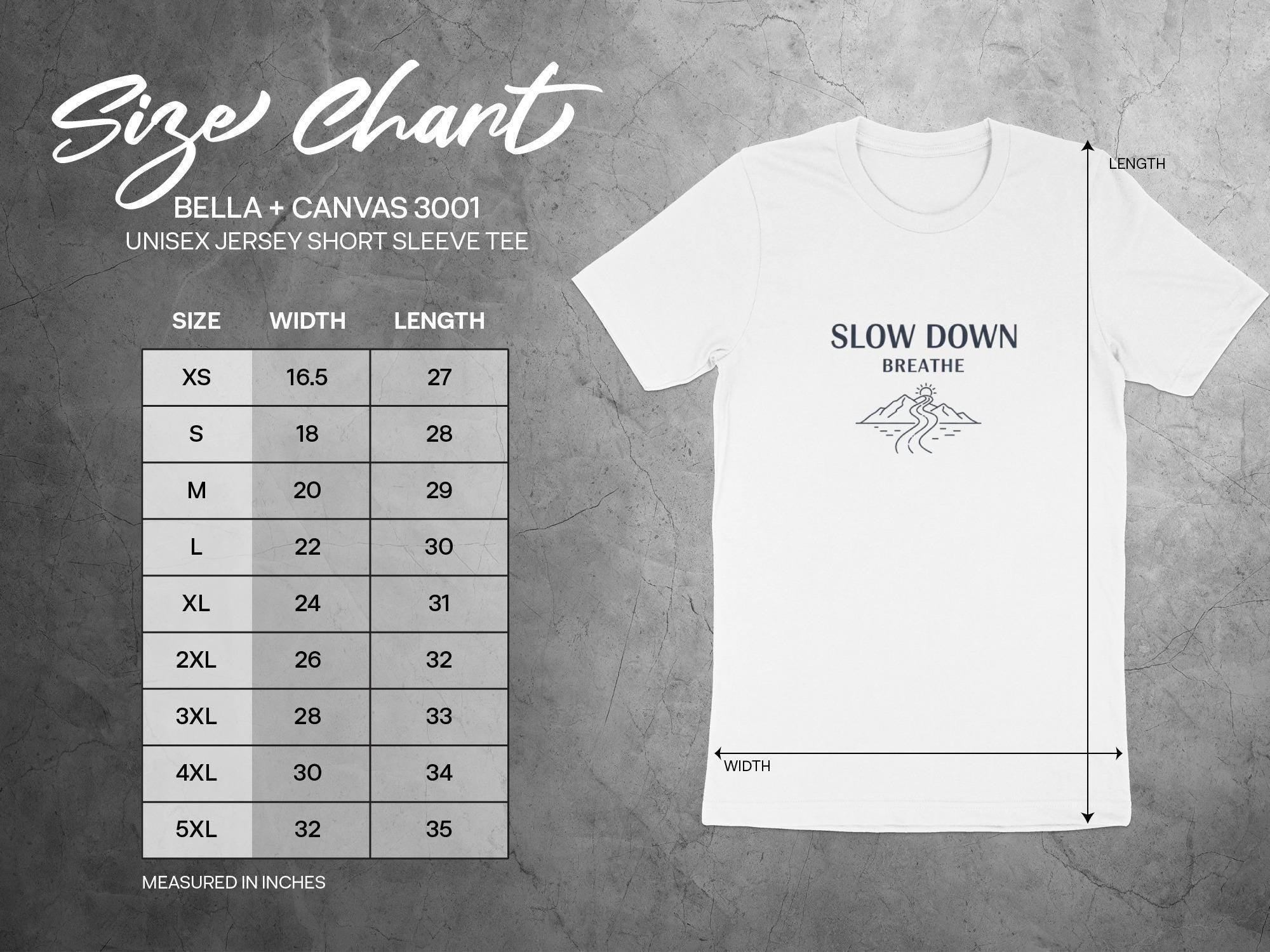 Slow Down Breathe T-Shirt, Motivational T-Shirt, Casual Graphic Tee, Unisex Jersey Short Sleeve Shirt, Relaxation Inspired Apparel