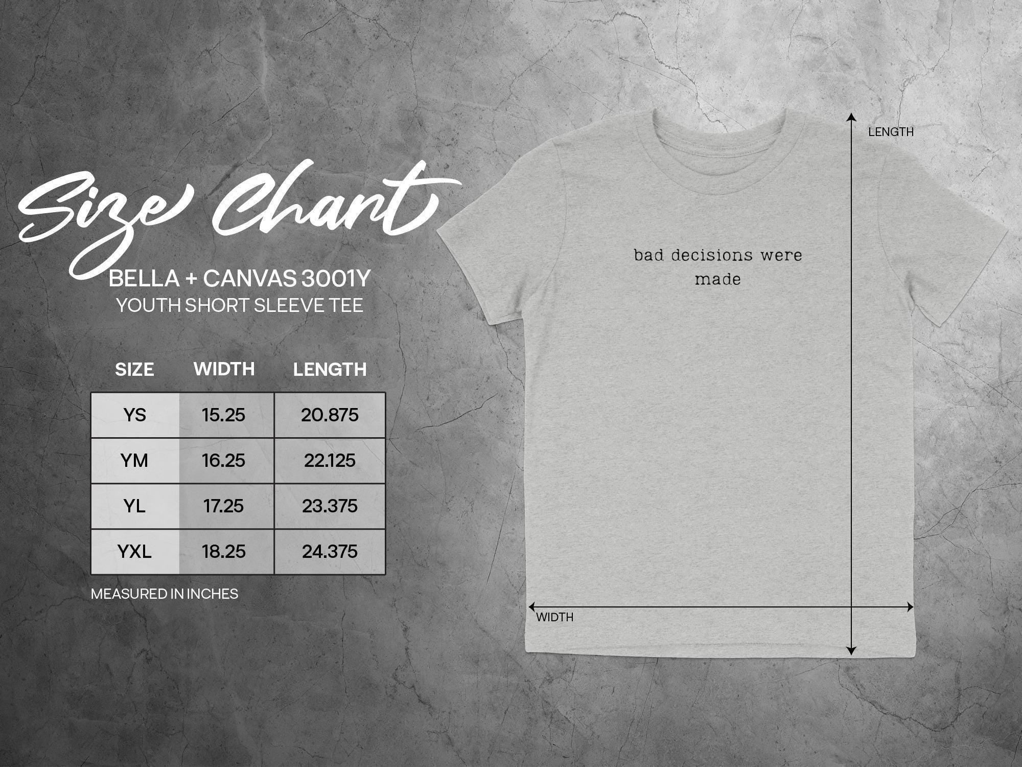Funny Graphic Tee, Bad Decisions Were Made Shirt, Youth Short Sleeve T-shirt, Casual Grey Tee, Trendy Teen Shirt, Unisex Kids Top