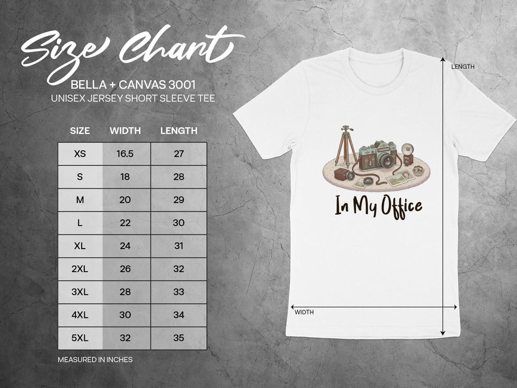 Retro Camera Vintage Office Decor T-Shirt, Unisex Jersey Short Sleeve Tee, Unique Artisan Graphic Shirt, Gifts for Photographers