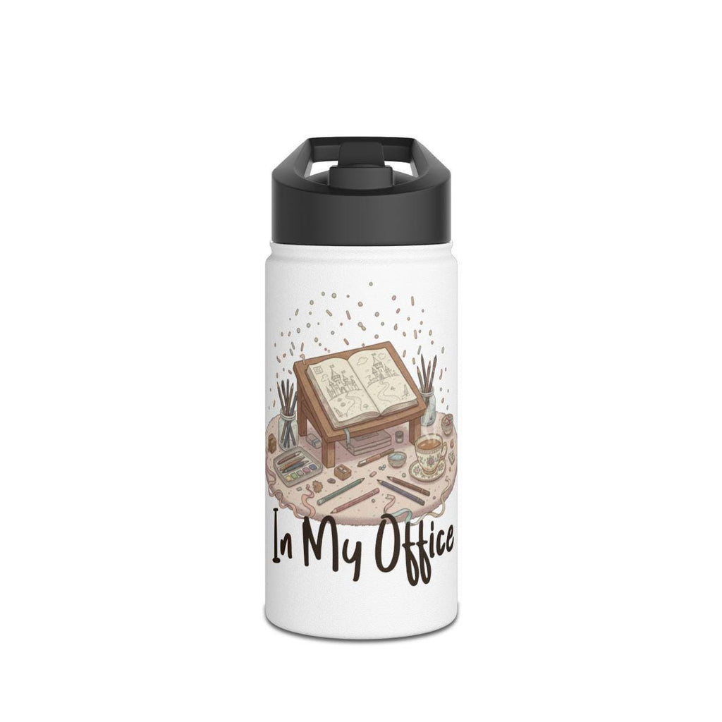 Water Bottle, In My Office, Desk Accessories, Office Artwork, Hydration Flask, Reusable Bottle, Office Decor, Work From Home Essentials